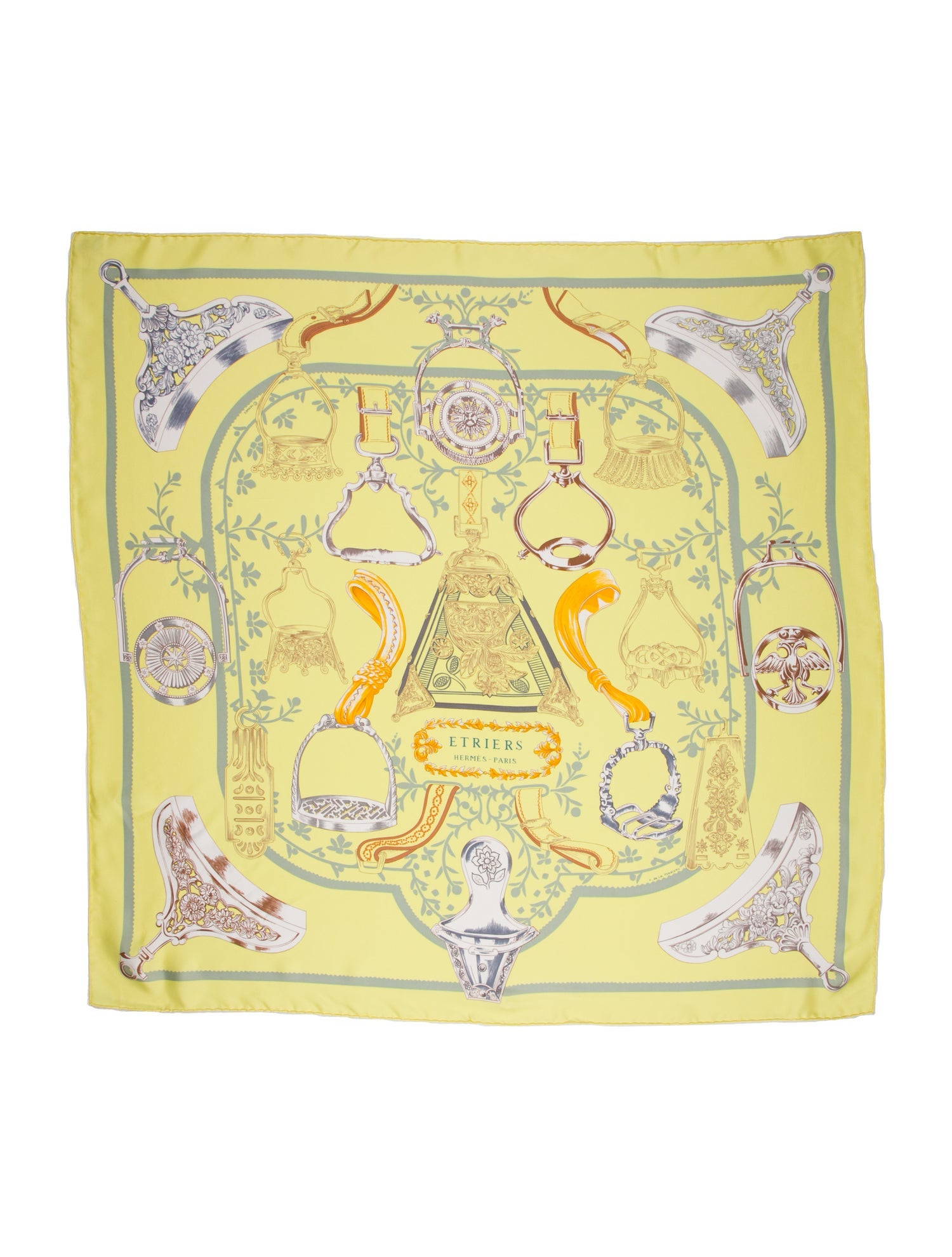 Hermès Etriers Silk Scarf w/ Tags