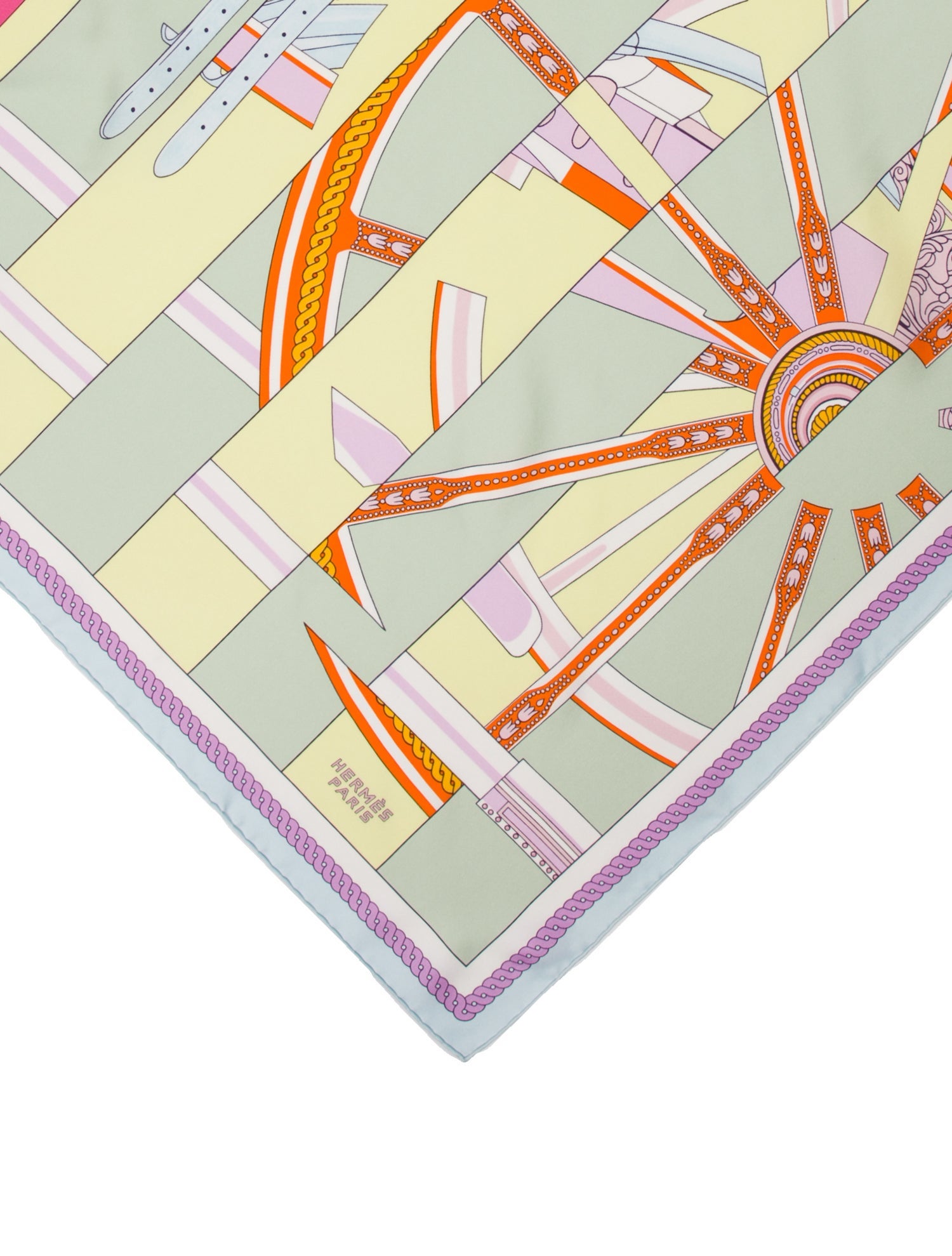 Hermès La Berlin Bayadere Silk Scarf