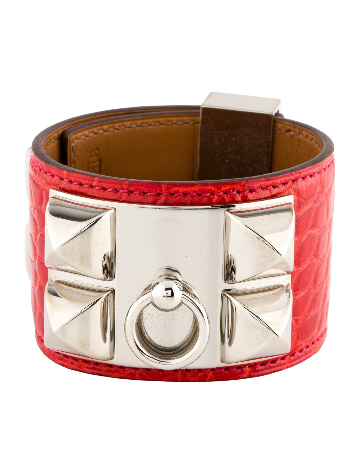 Hermès Alligator Collier De Chien Wrap Bracelet
