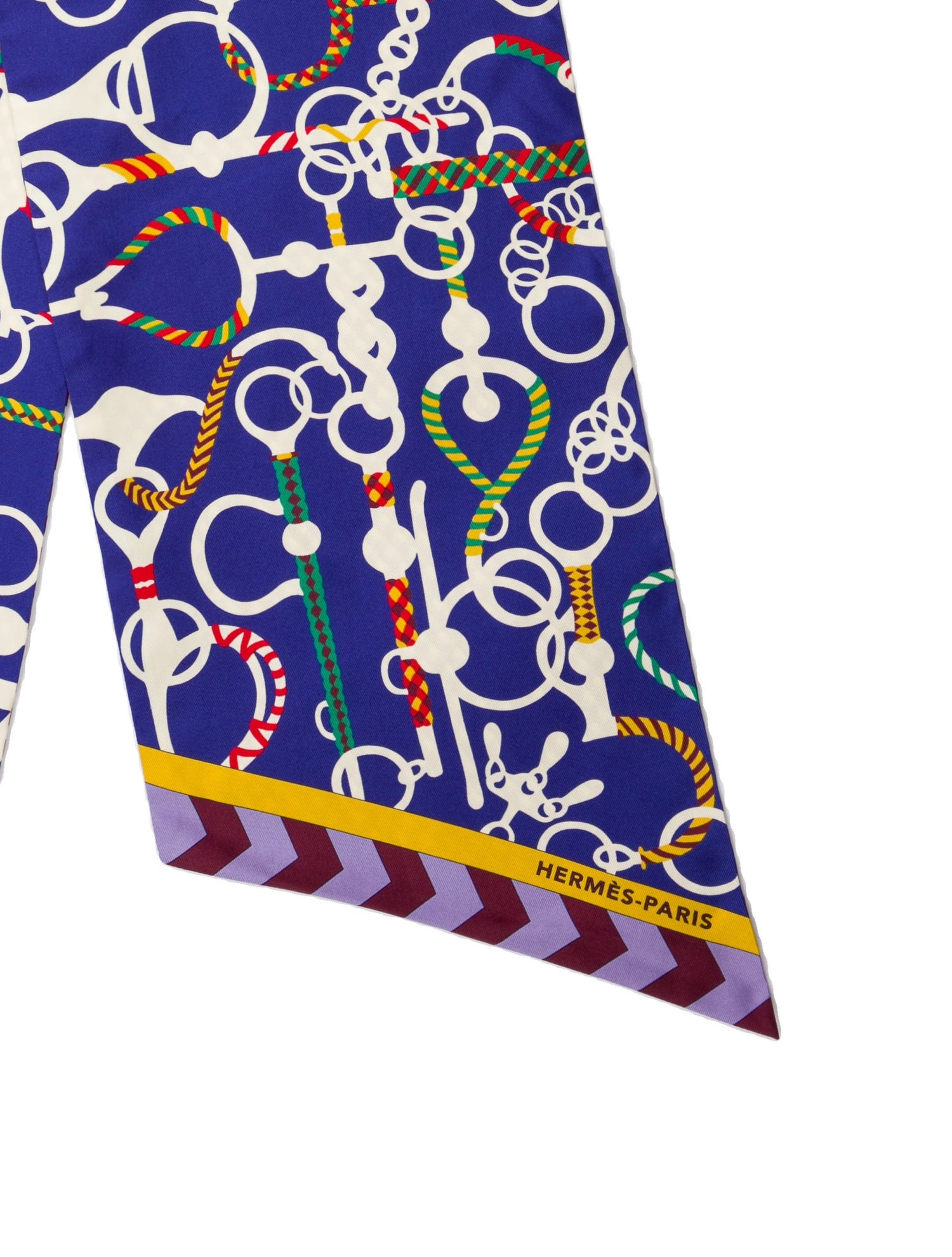 Hermès Mors Et Tresses Maxi Twilly Silk Scarf w/ Tags