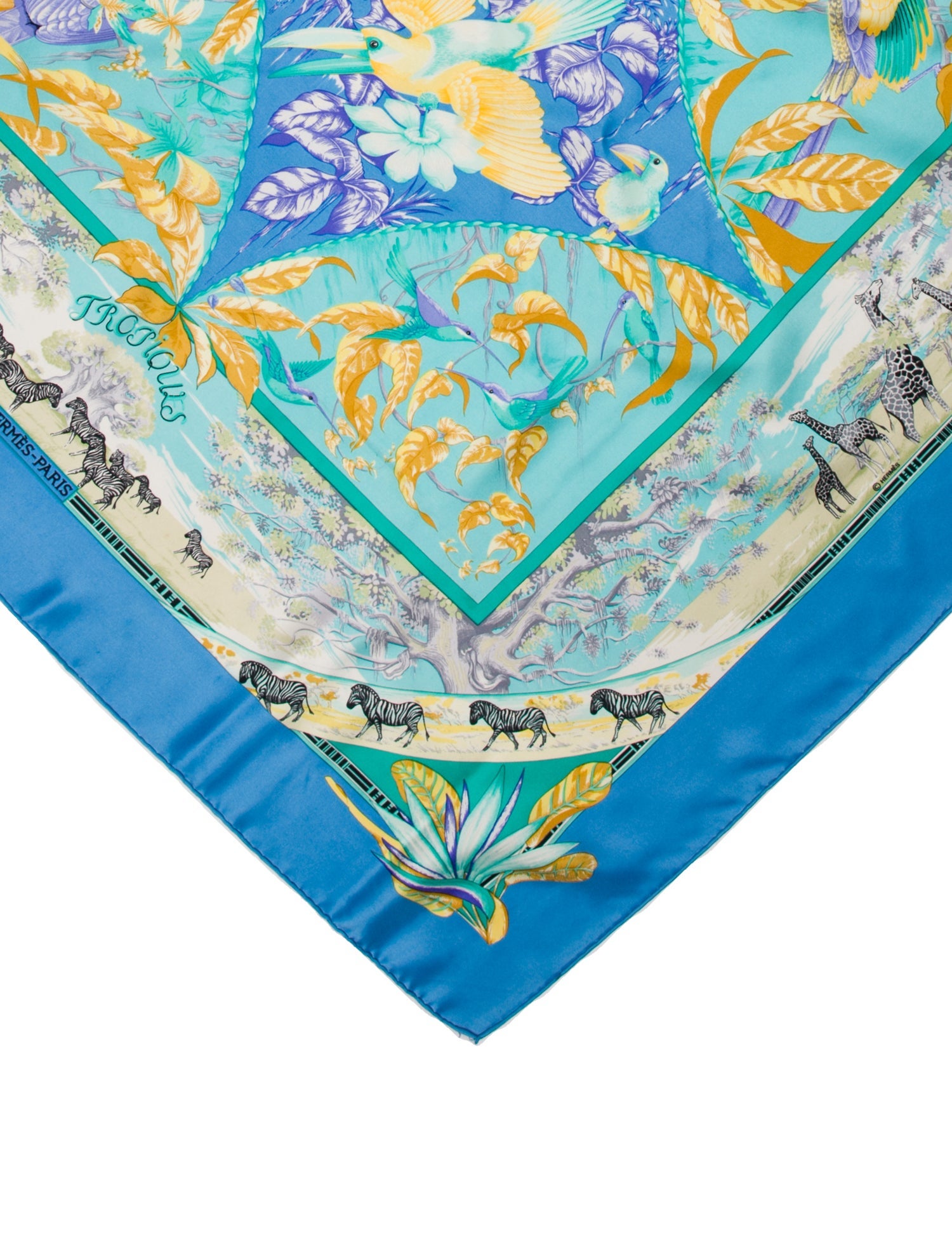 Hermès Tropiques Silk Scarf
