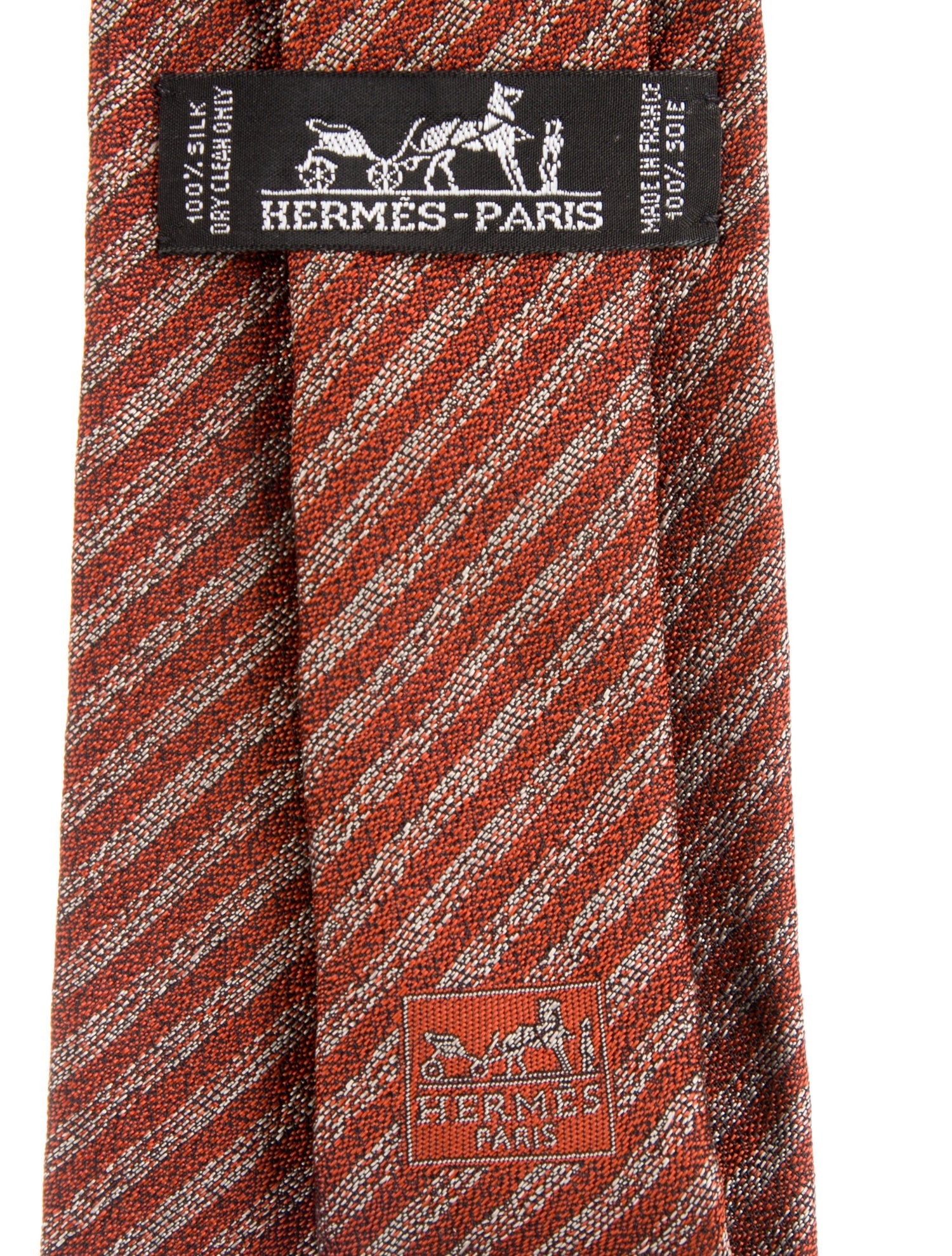 Hermès Silk Striped Tie