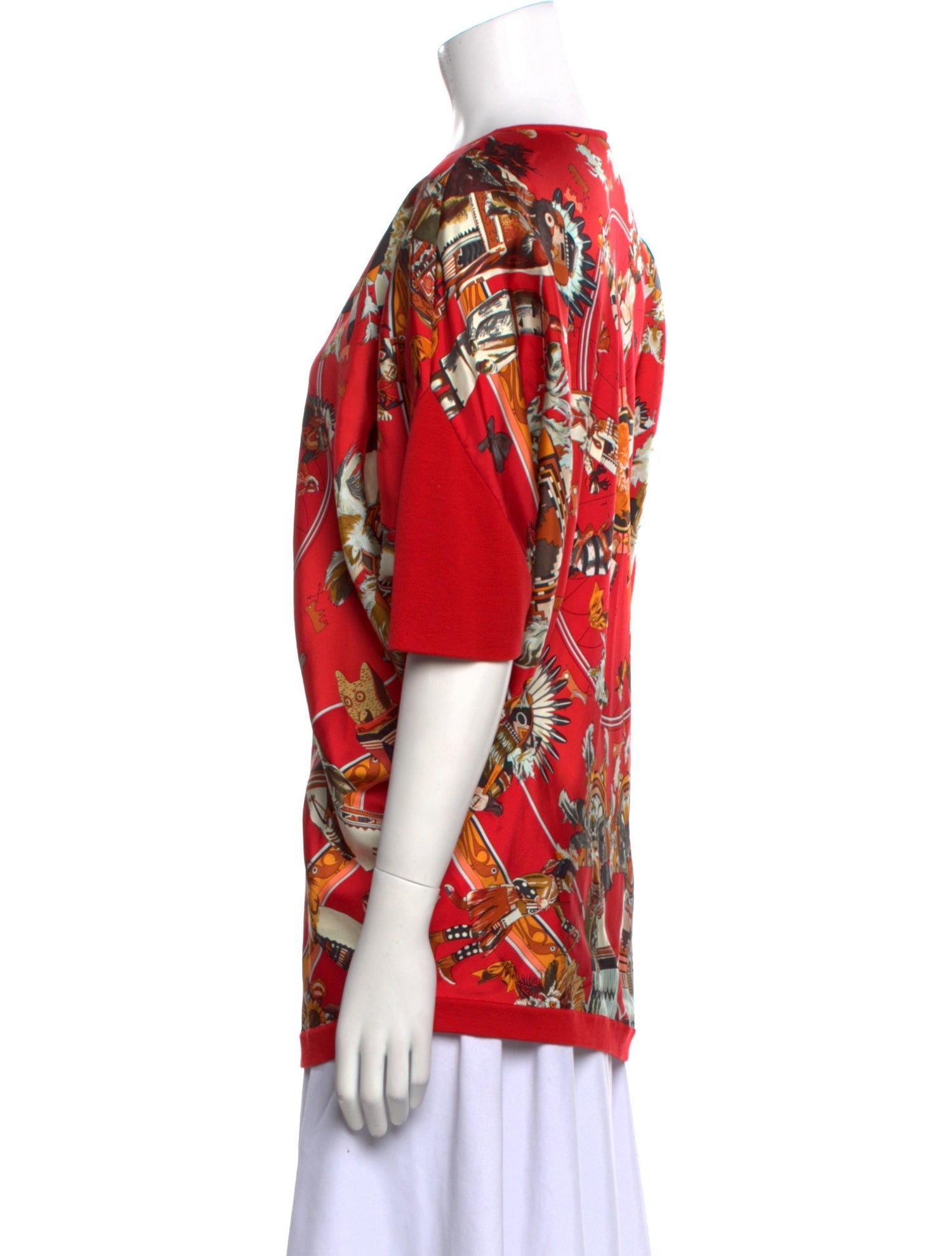 Hermès Silk Printed Tunic