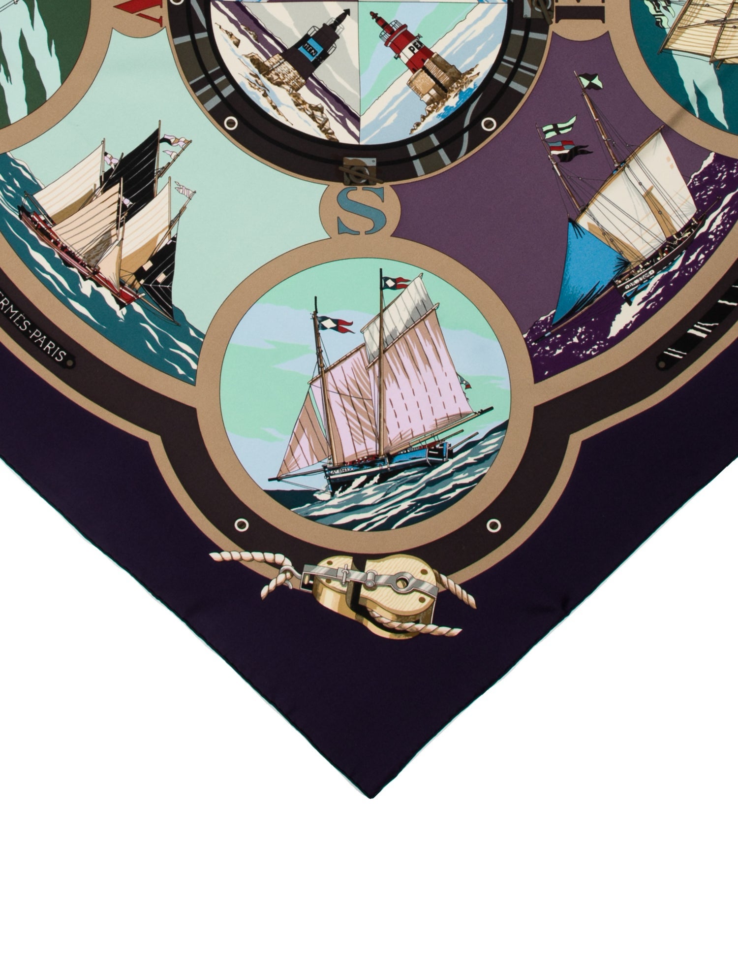 Hermès Belles Amures Silk Scarf