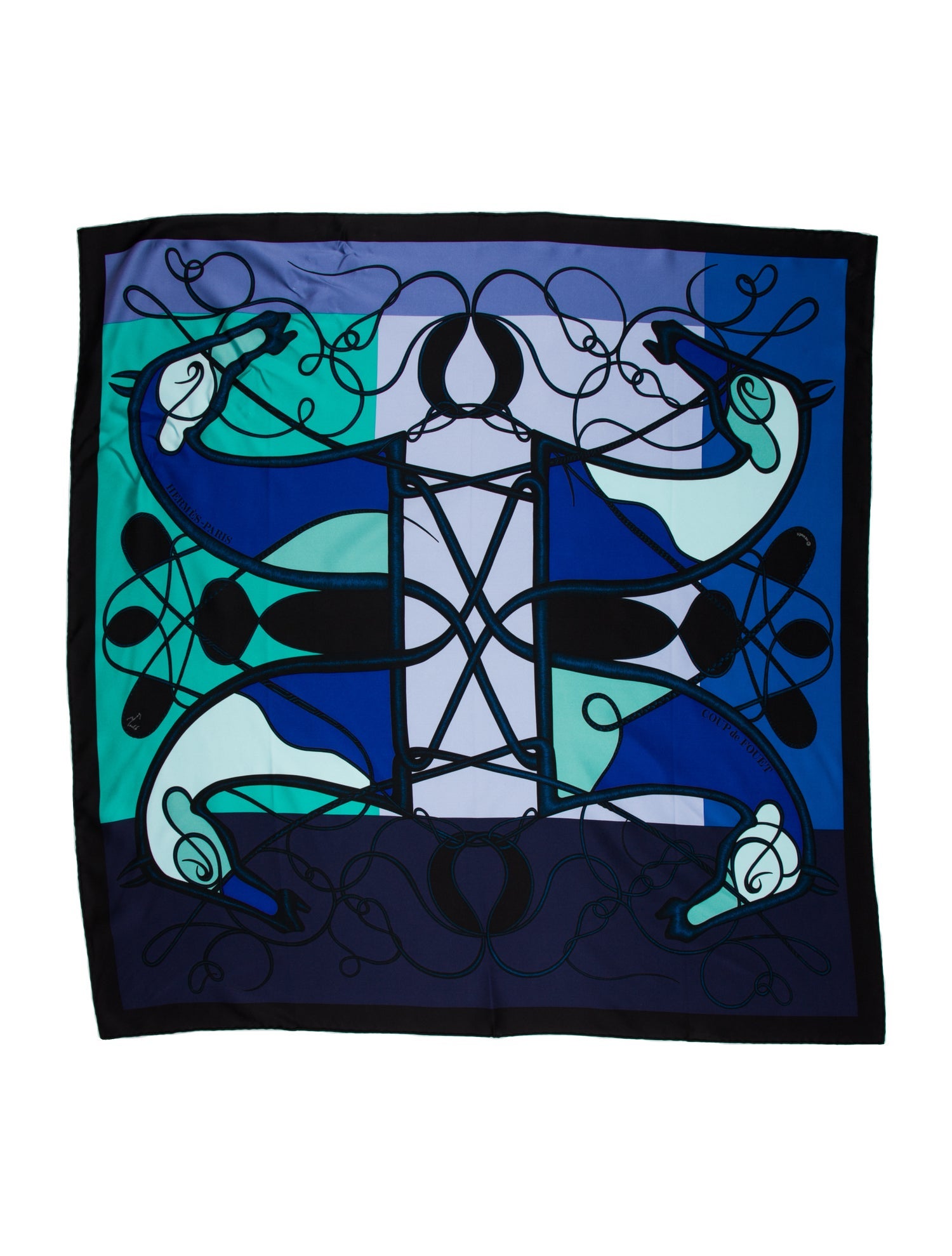 Hermès Coup de Fouet Silk Scarf