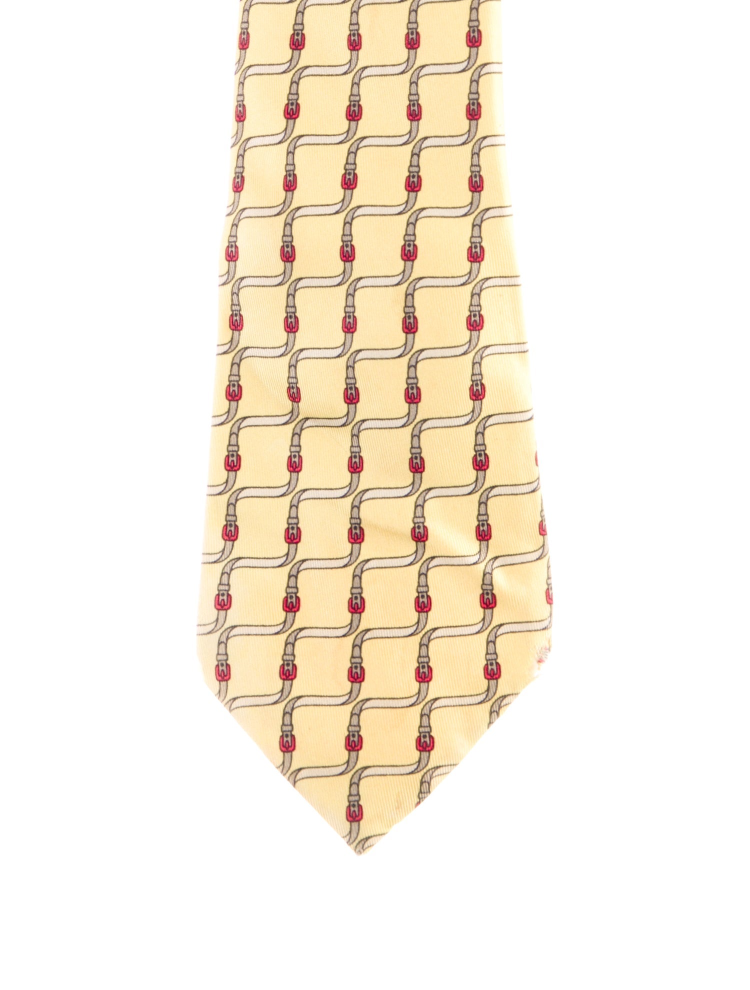 Hermès Silk Printed Tie