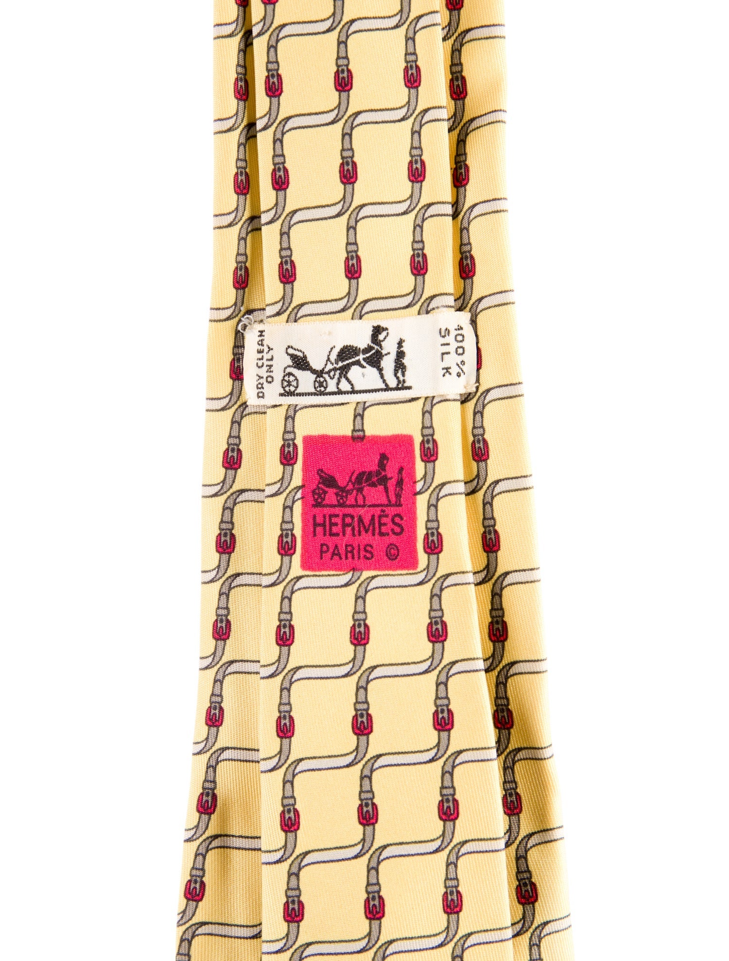 Hermès Silk Printed Tie
