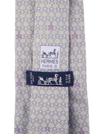 Hermès Graphix Silk Tie