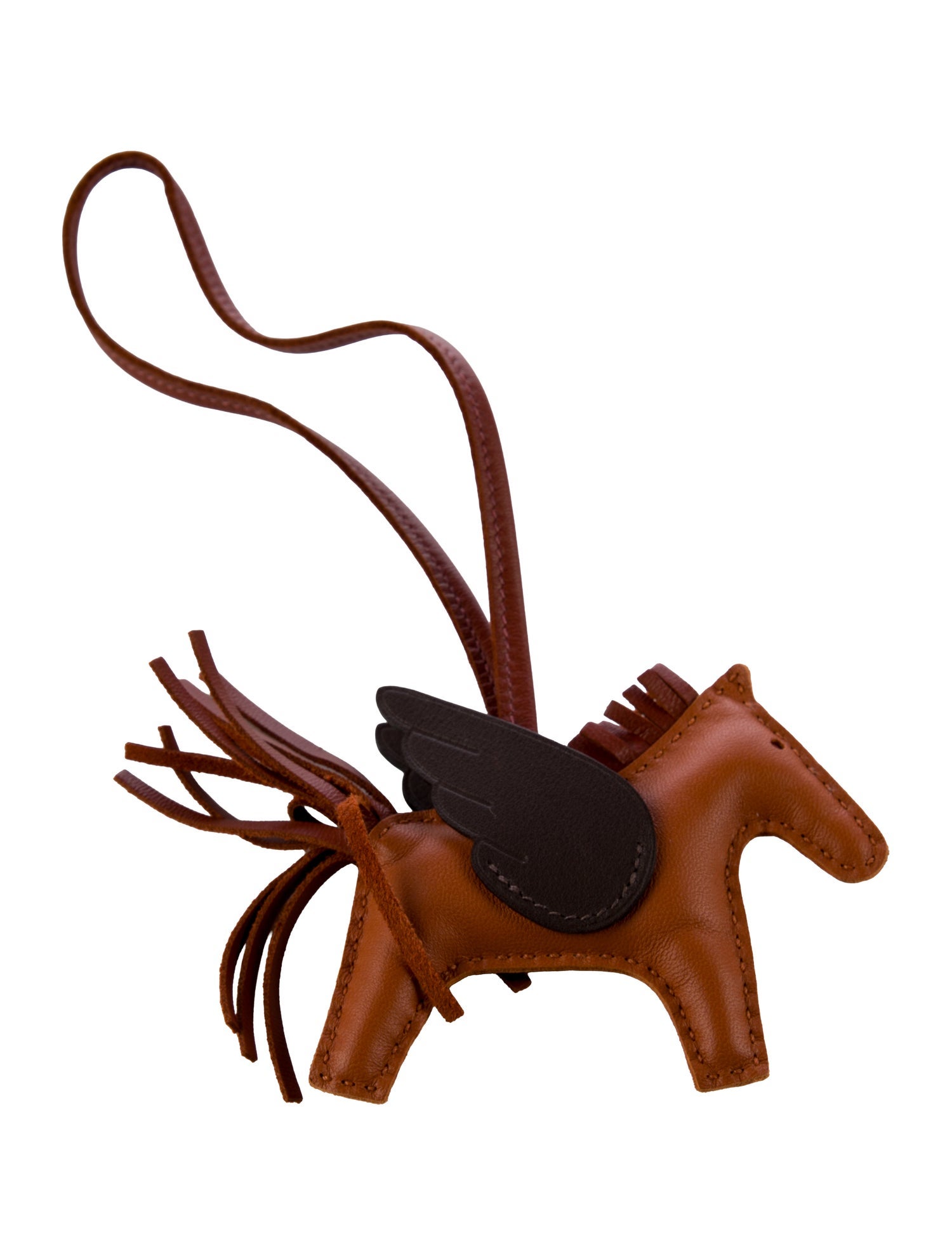 Hermès Milo Lambskin Grigri Rodeo Pegase Bag Charm TPM w/Tags