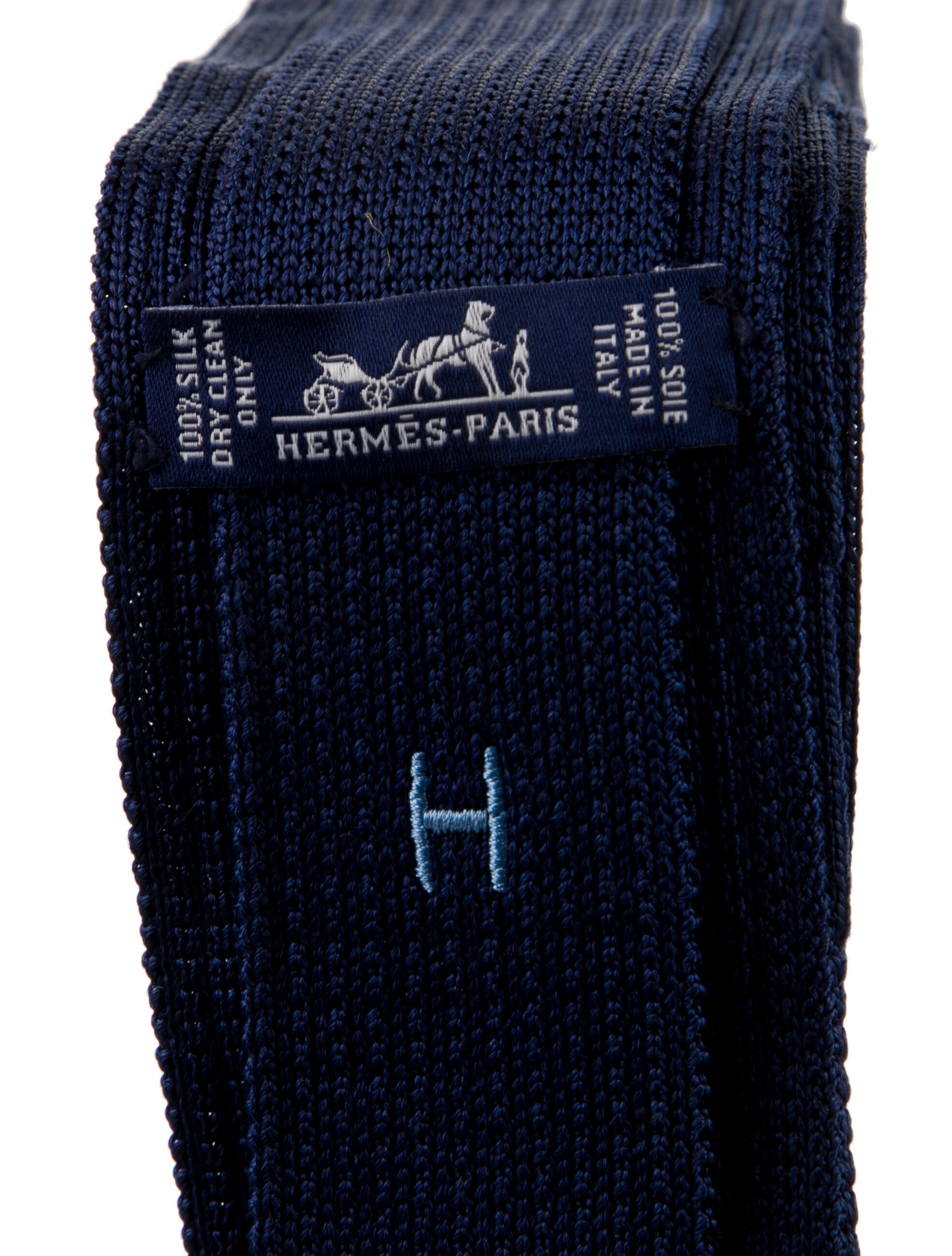 Hermès Tricot Tie