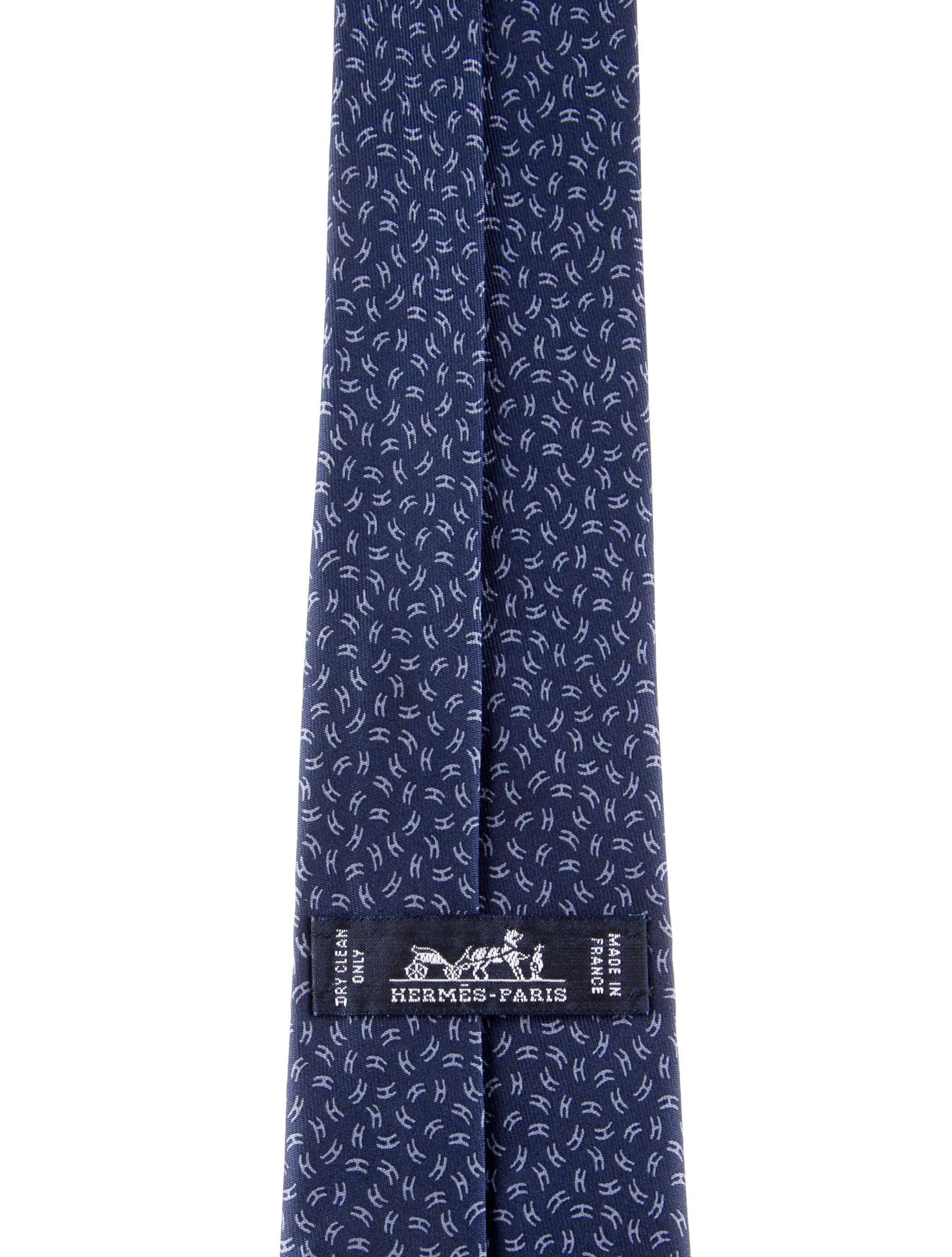 Hermès H Print Silk Tie