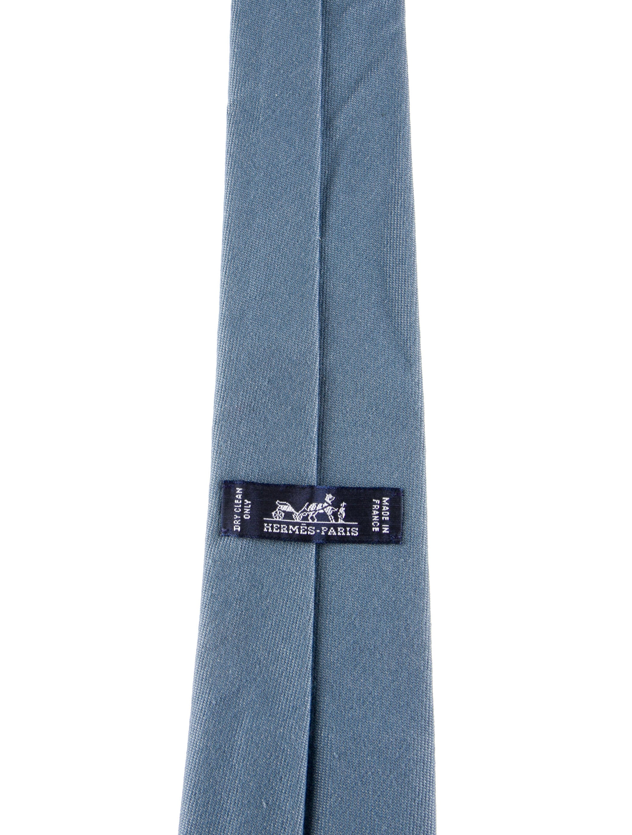 Hermès Woven Cotton Tie