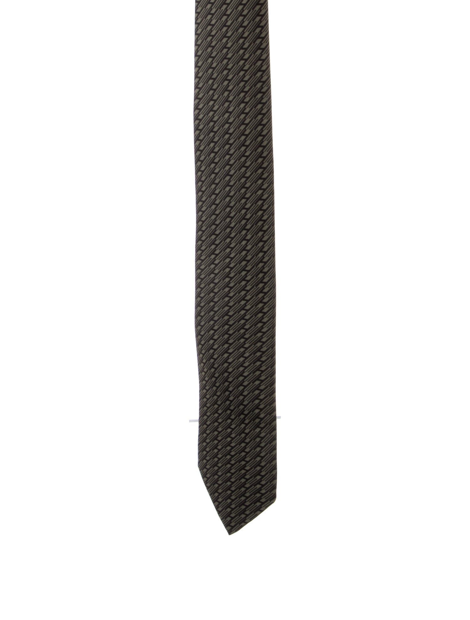 Hermès H Print Silk Tie