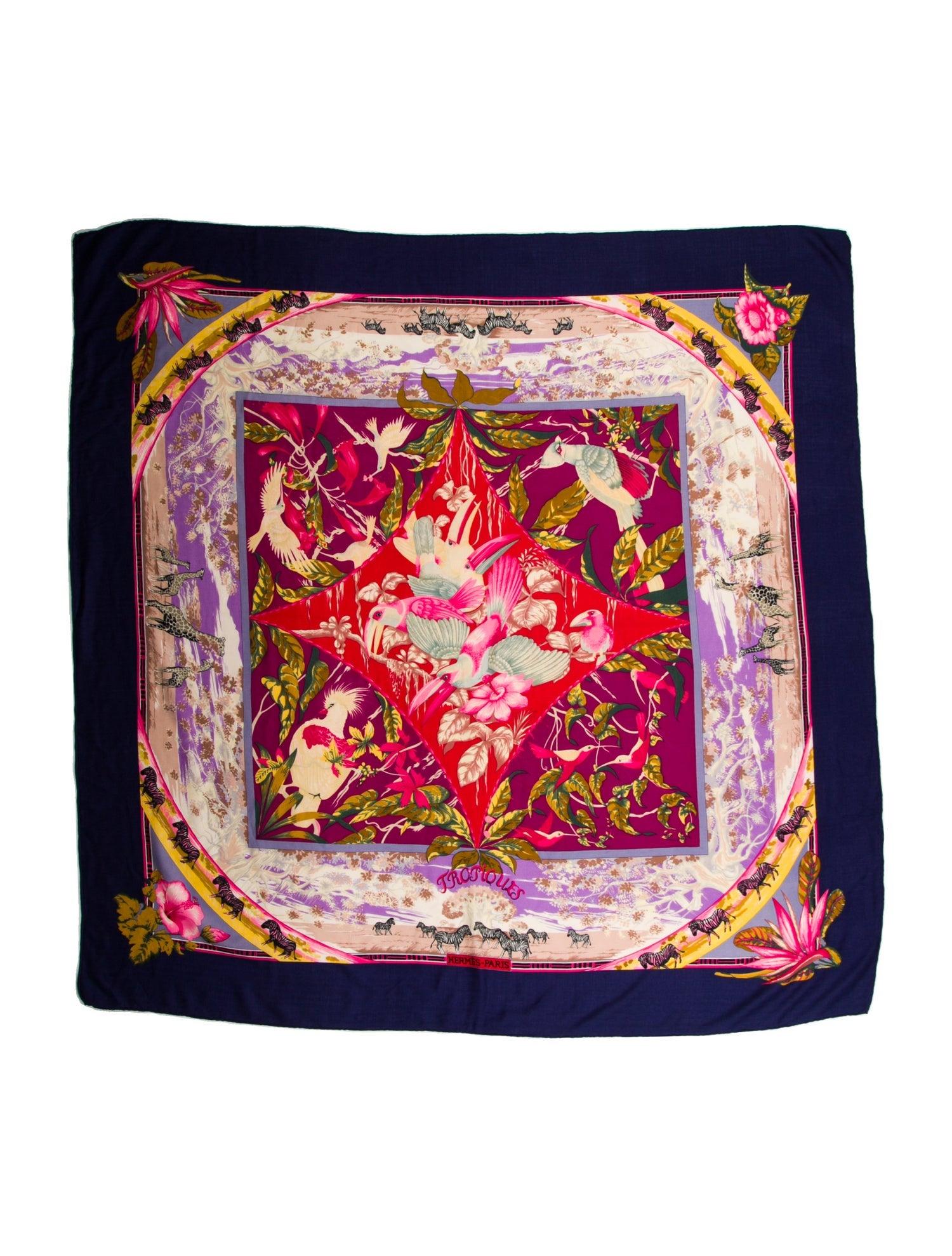 Hermès Tropiques Cashmere Shawl