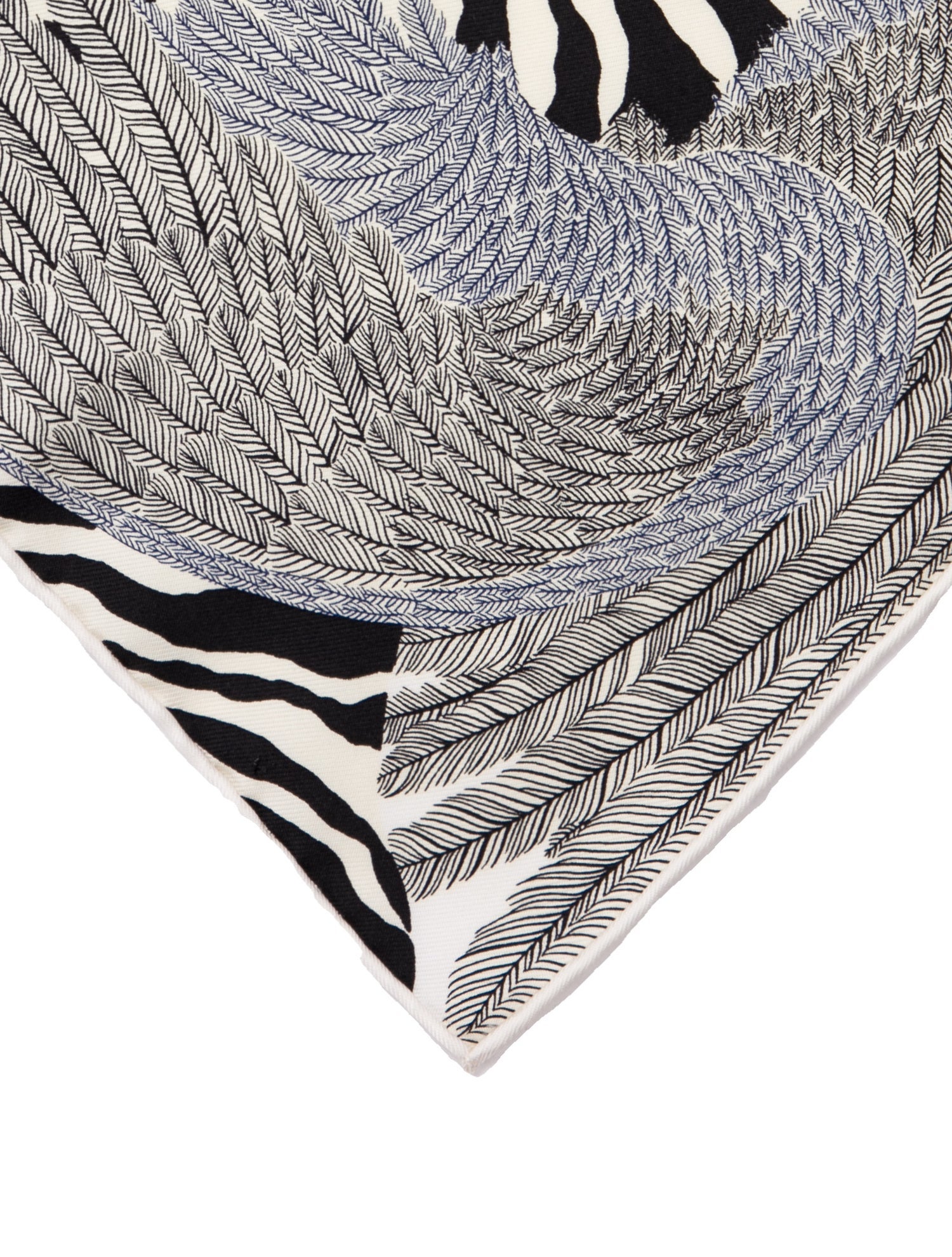 Hermès Zebra Pegasus Nano Scarf 20 Silk Scarf