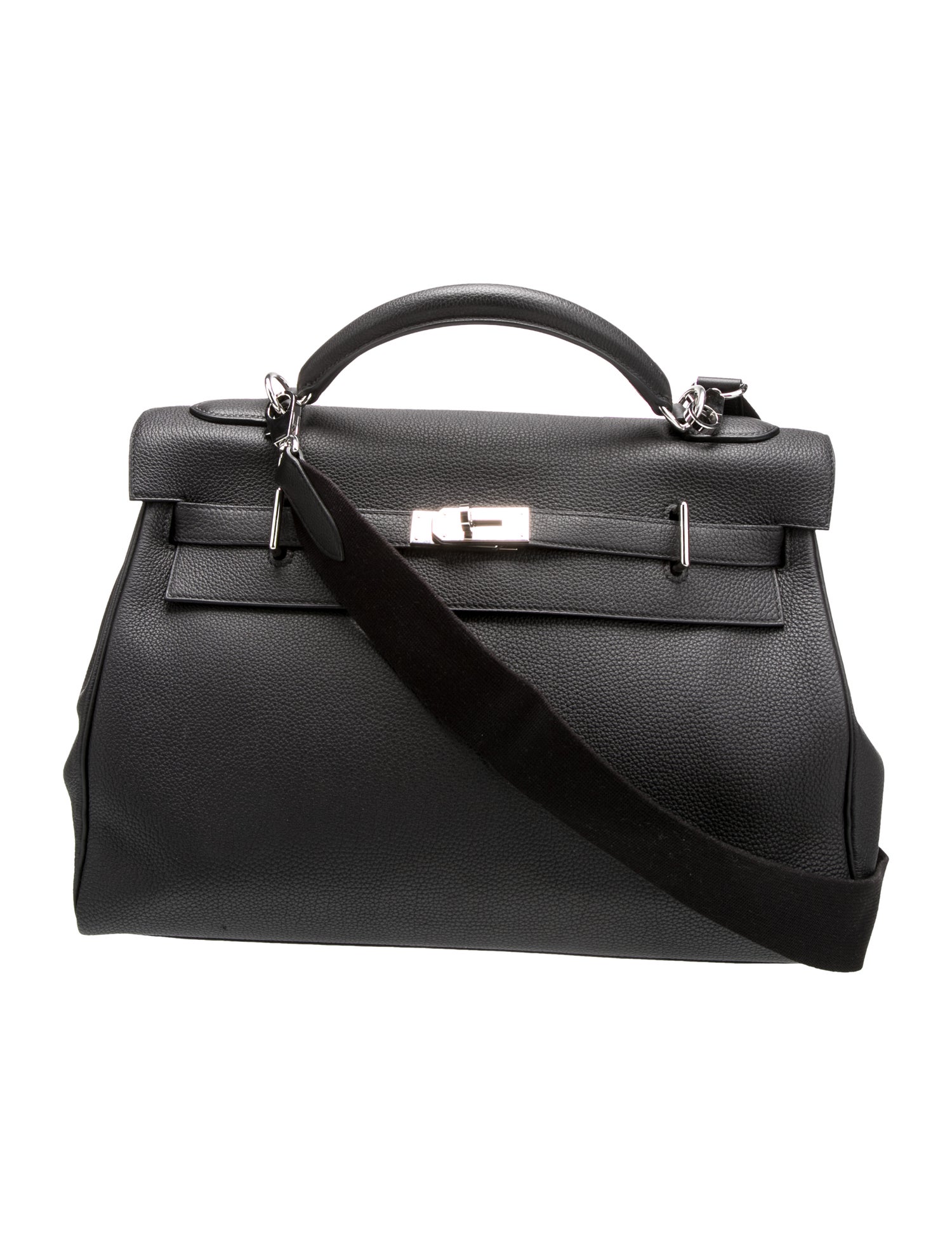 Hermès Togo Maxi Kelly Retourne 42 w/ Strap