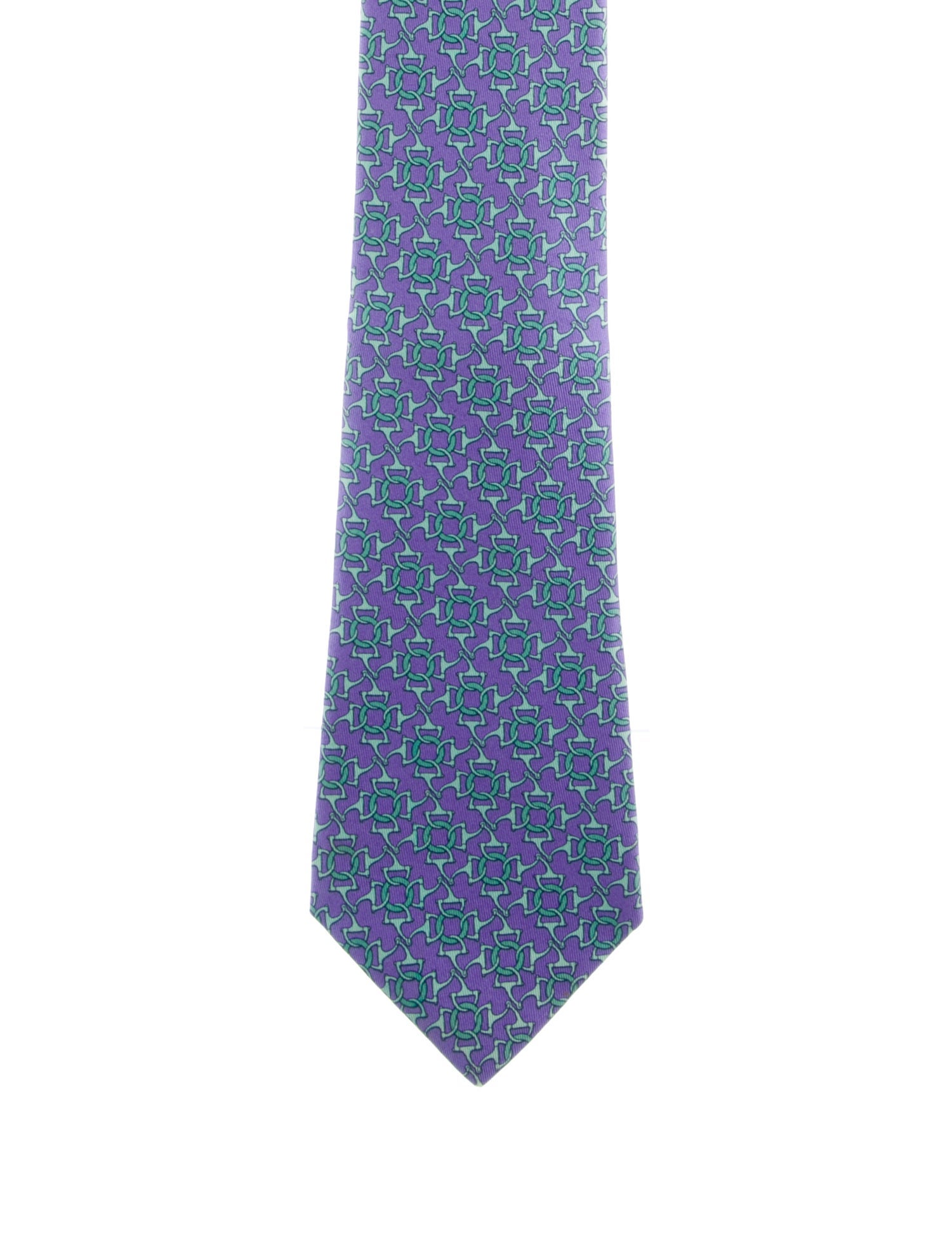 Hermès Silk Print Tie