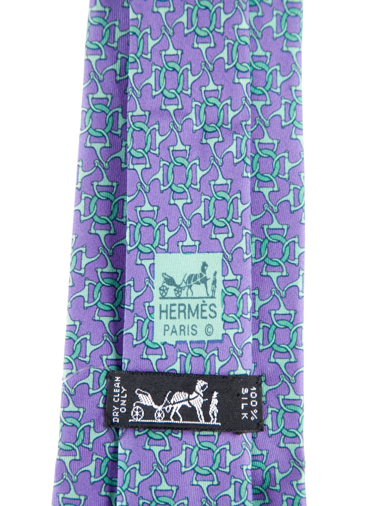 Hermès Silk Print Tie
