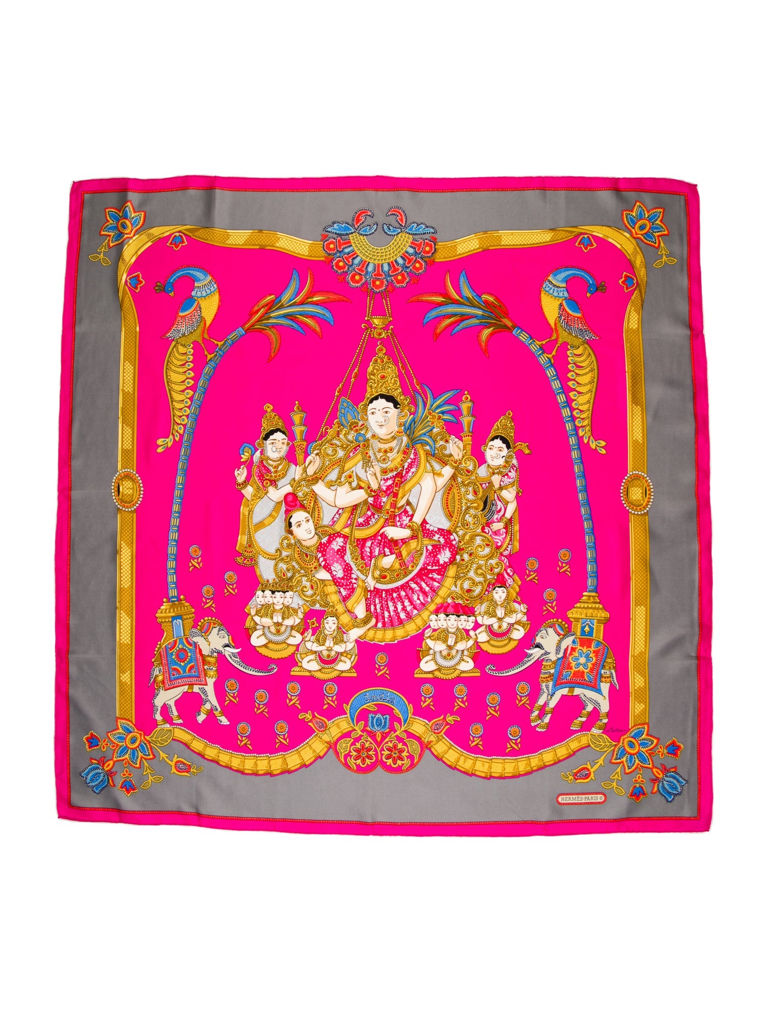 Hermès India Silk Scarf