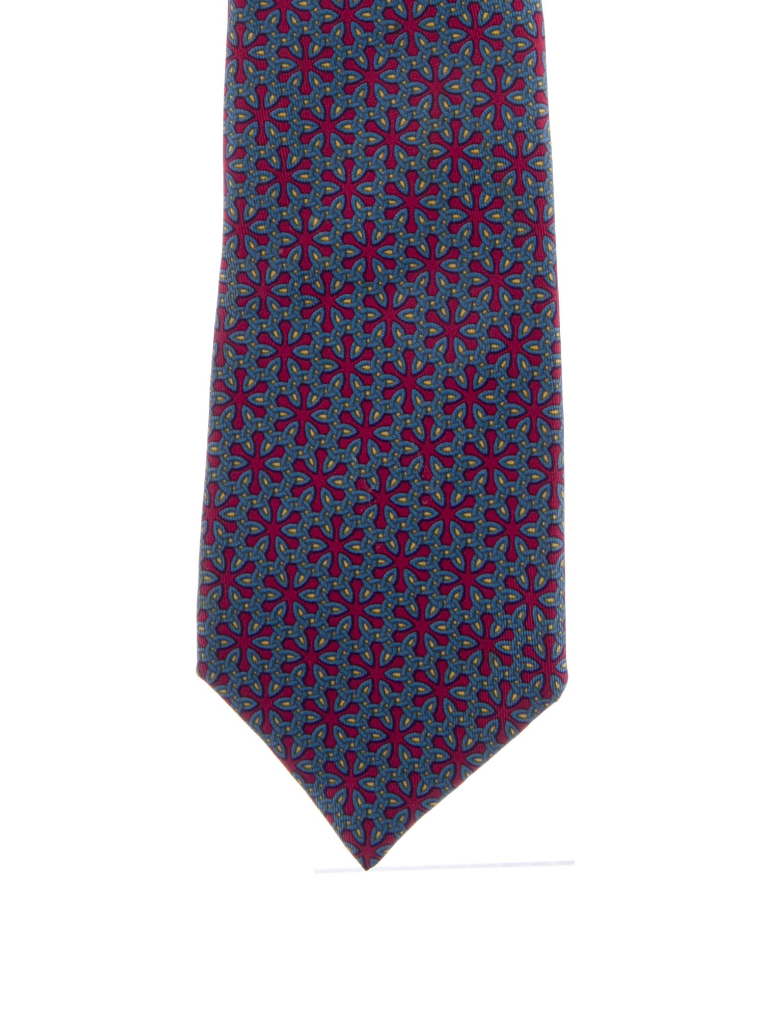 Hermès Silk Print Tie