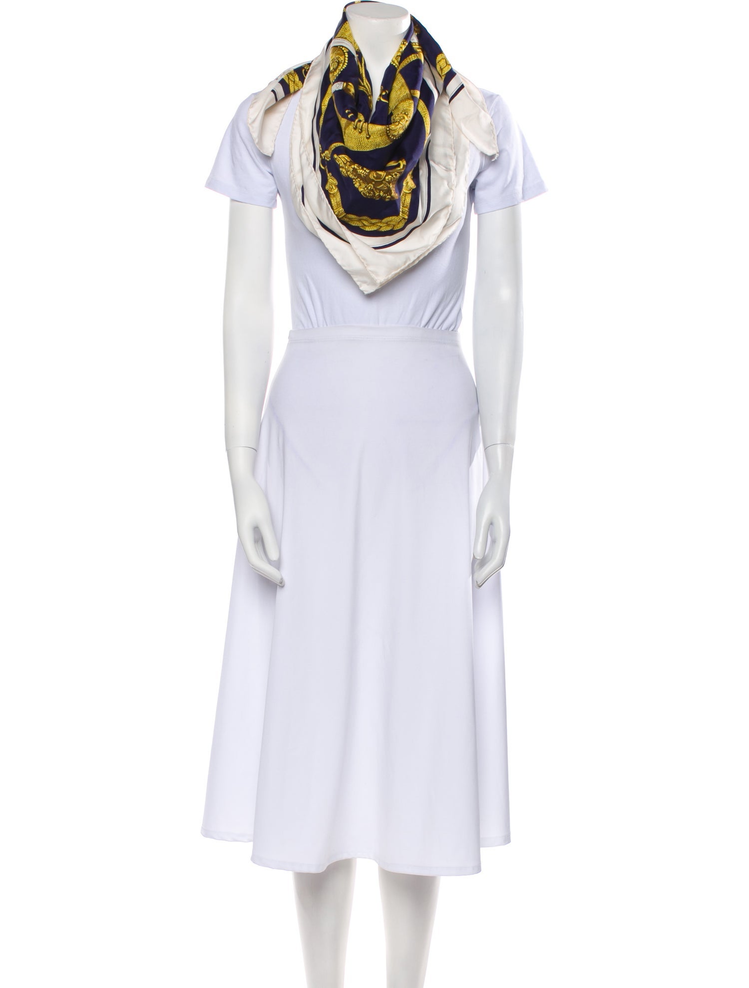 Hermès Gaucho Par Hermes Silk Scarf