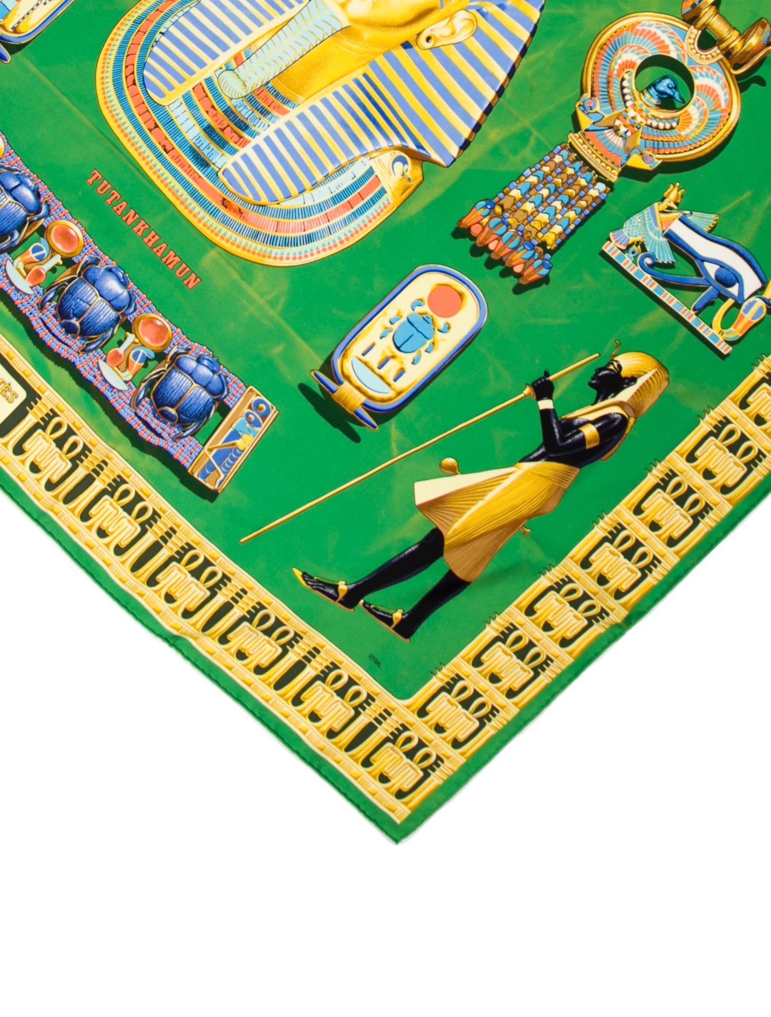 Hermès Tutankhamun Silk Scarf