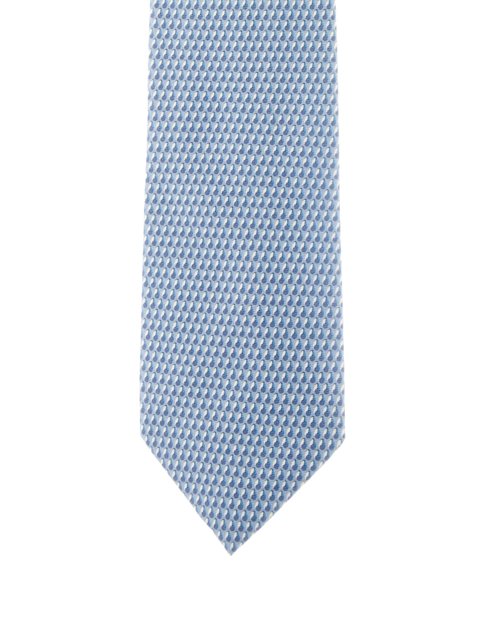 Hermès Silk Patterned Tie