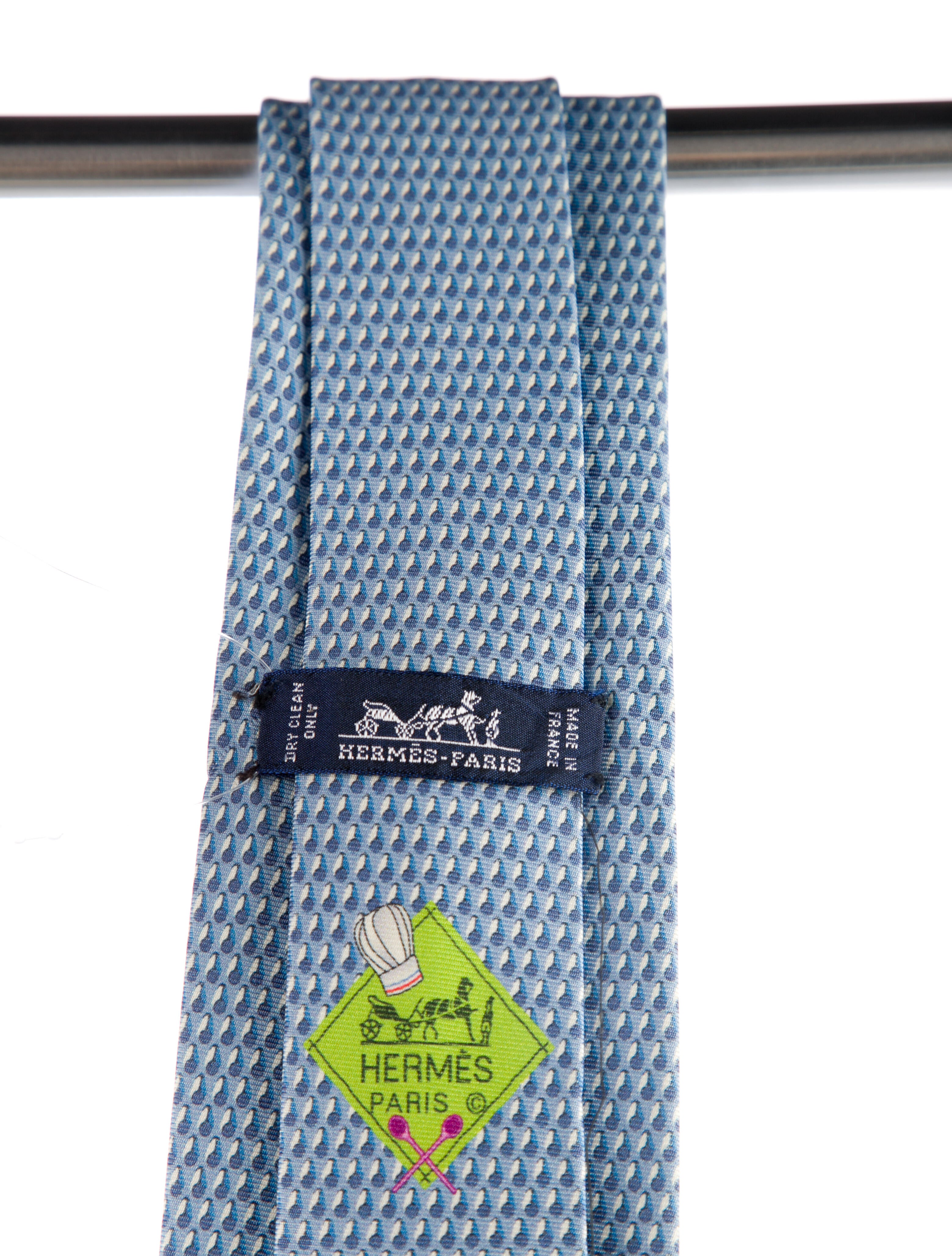 Hermès Silk Patterned Tie