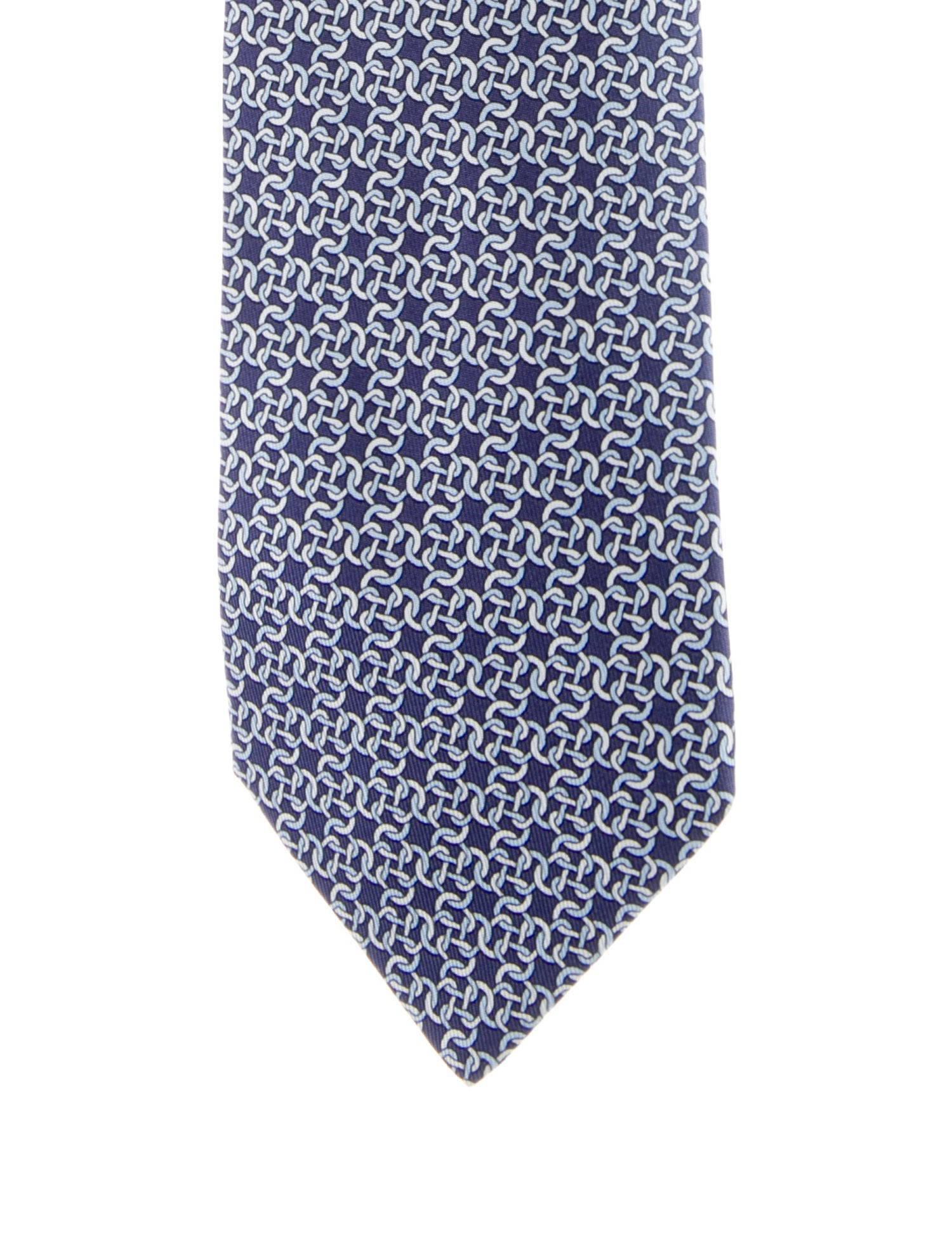Hermès Silk Patterned Tie