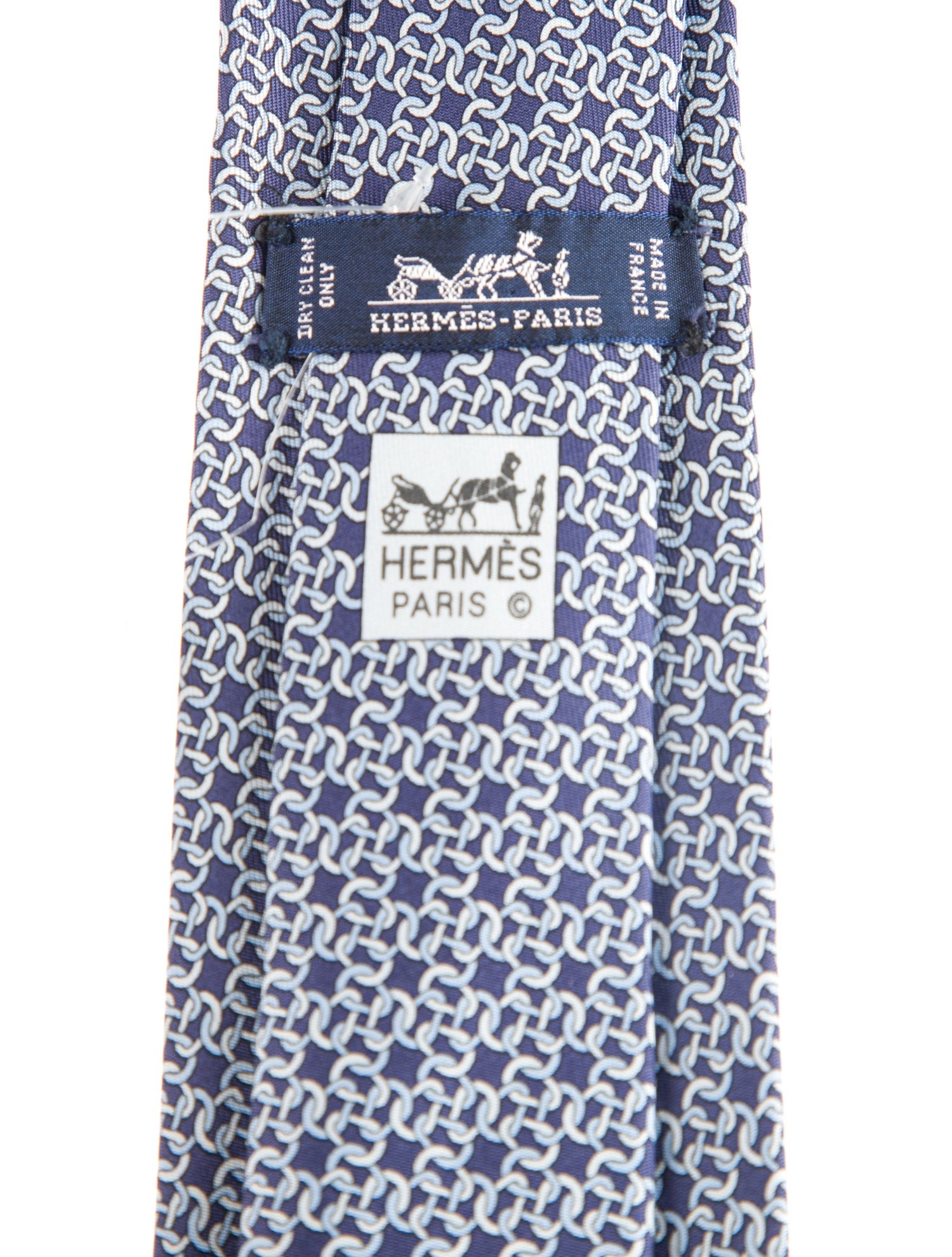 Hermès Silk Patterned Tie