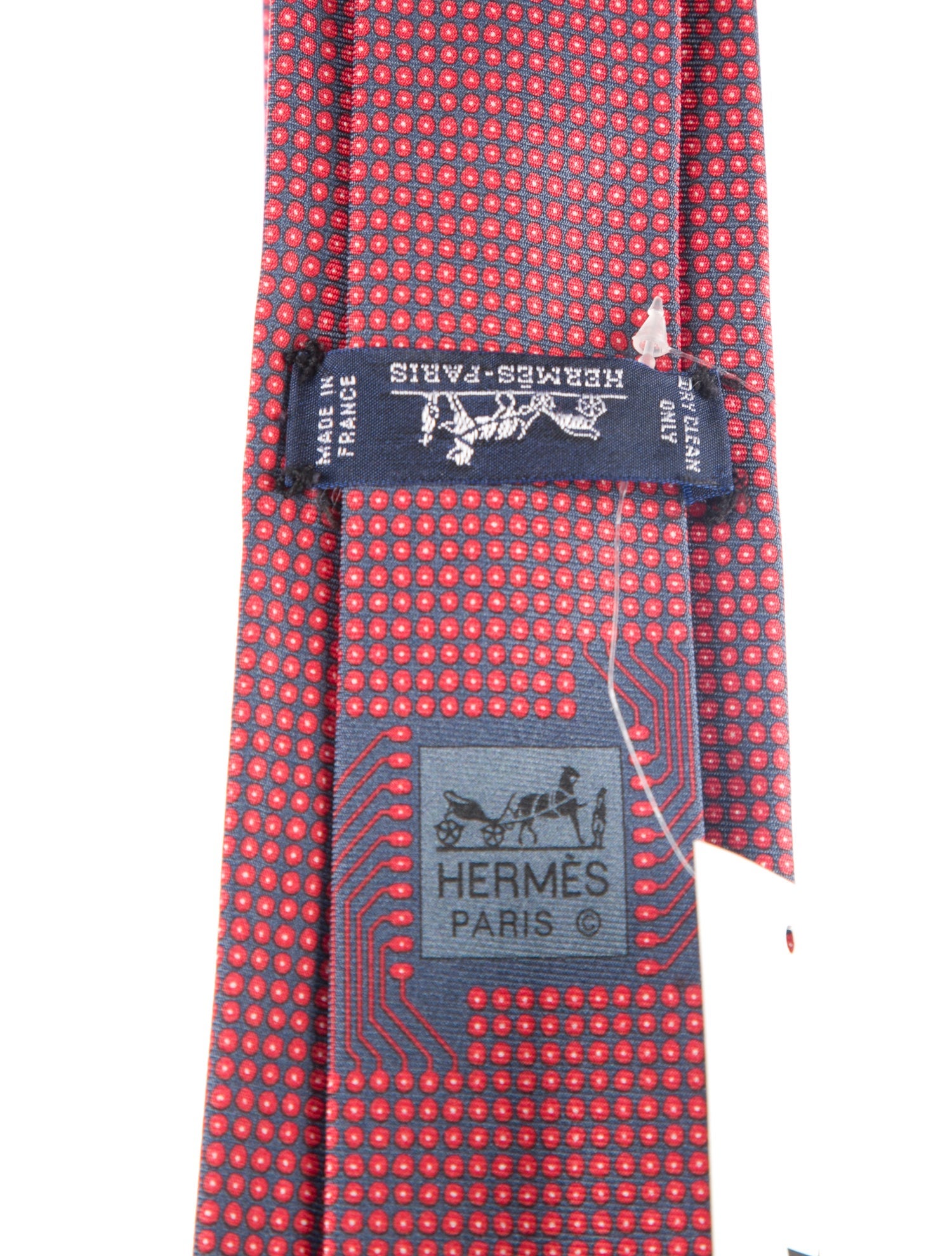 Hermès Silk Pattern Tie