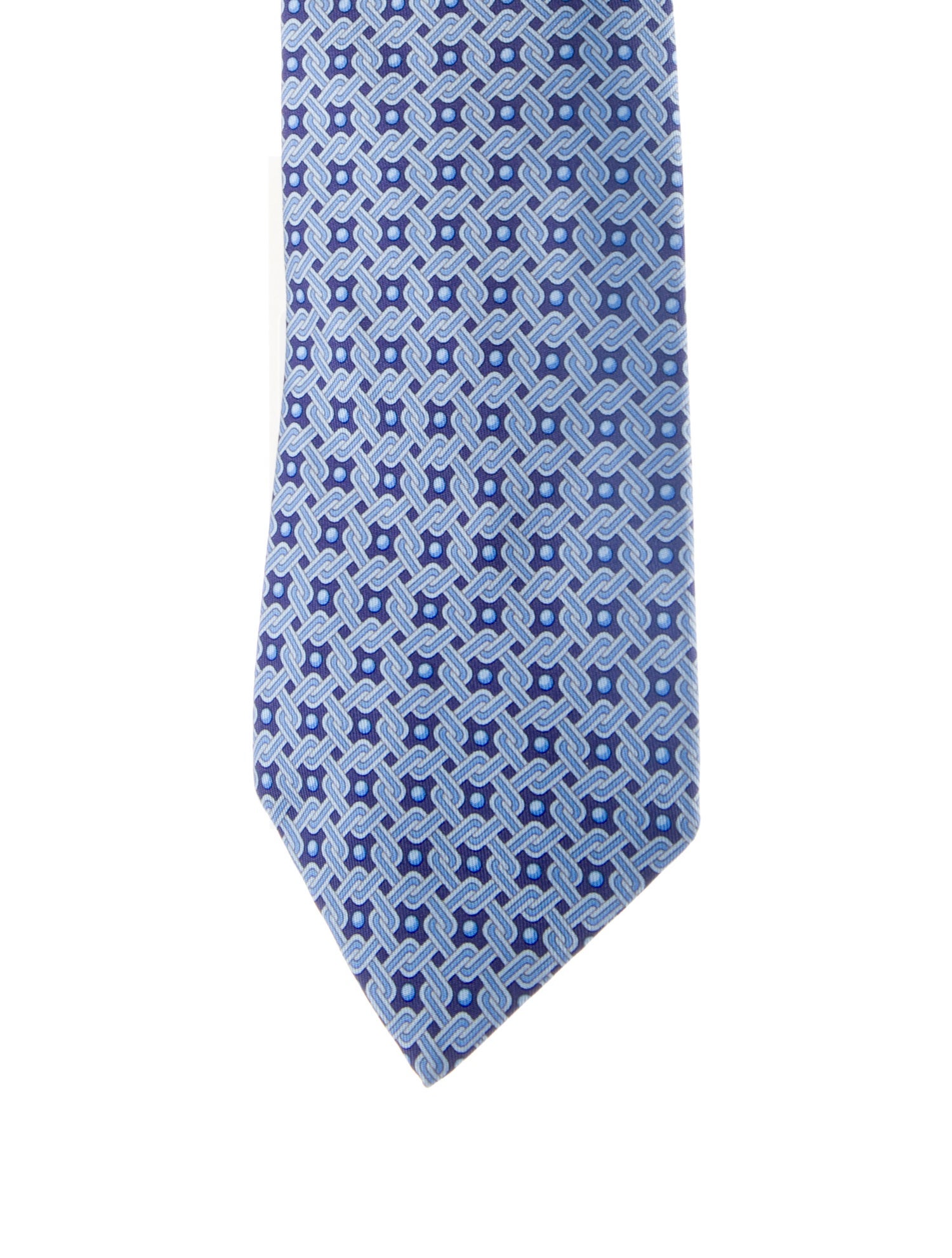 Hermès Silk Patterned Tie