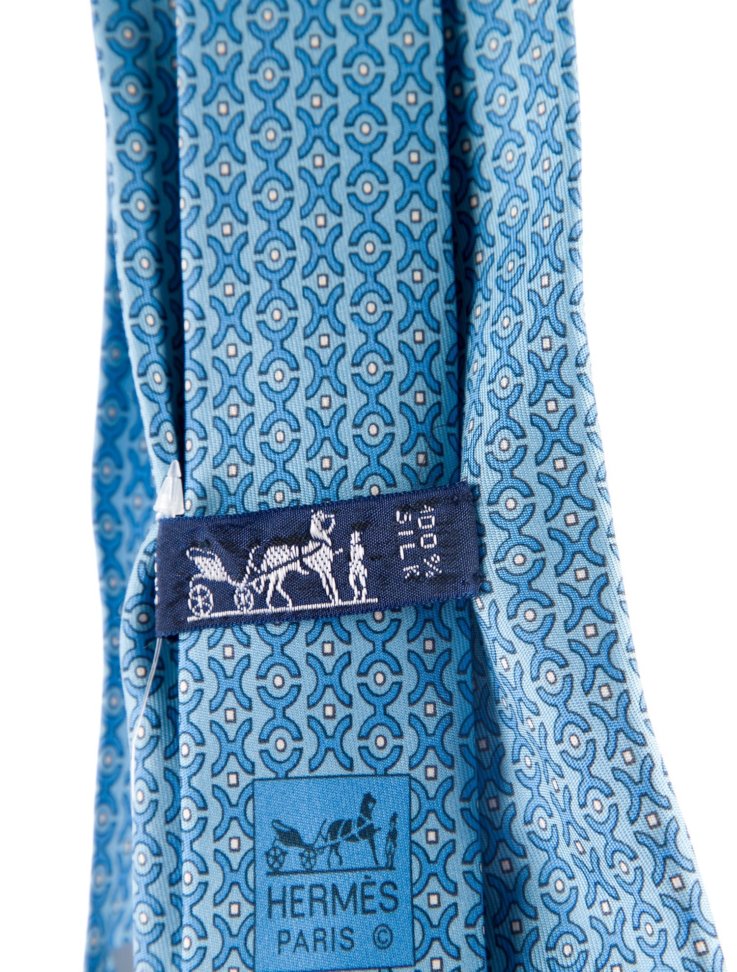 Hermès Silk Print Tie