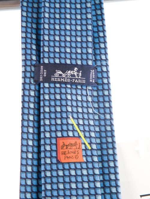 Hermès Silk Patterned Tie