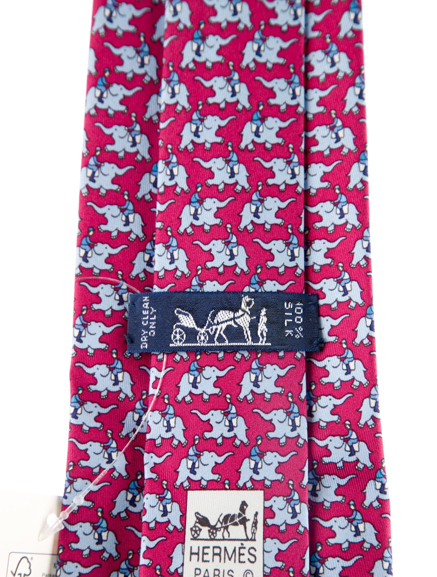 Hermès Silk Patterned Tie