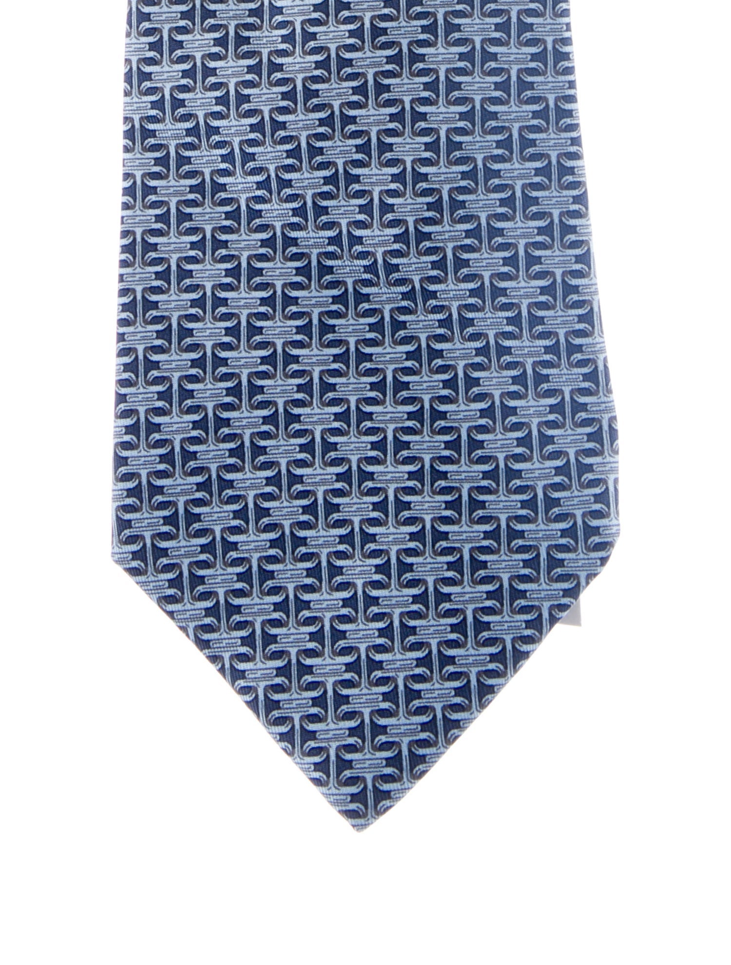 Hermès Silk Patterned Tie