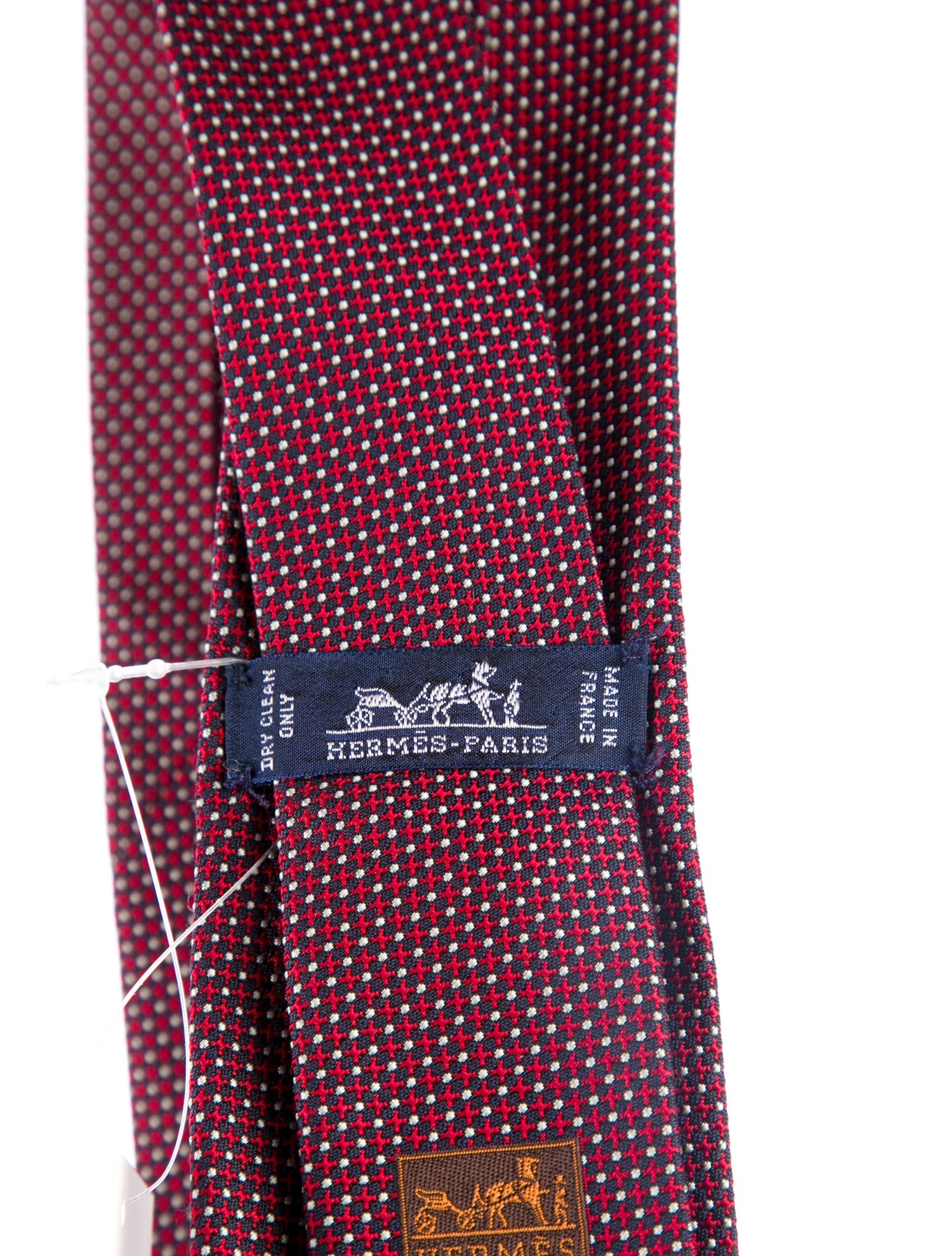 Hermès Silk Patterned Tie