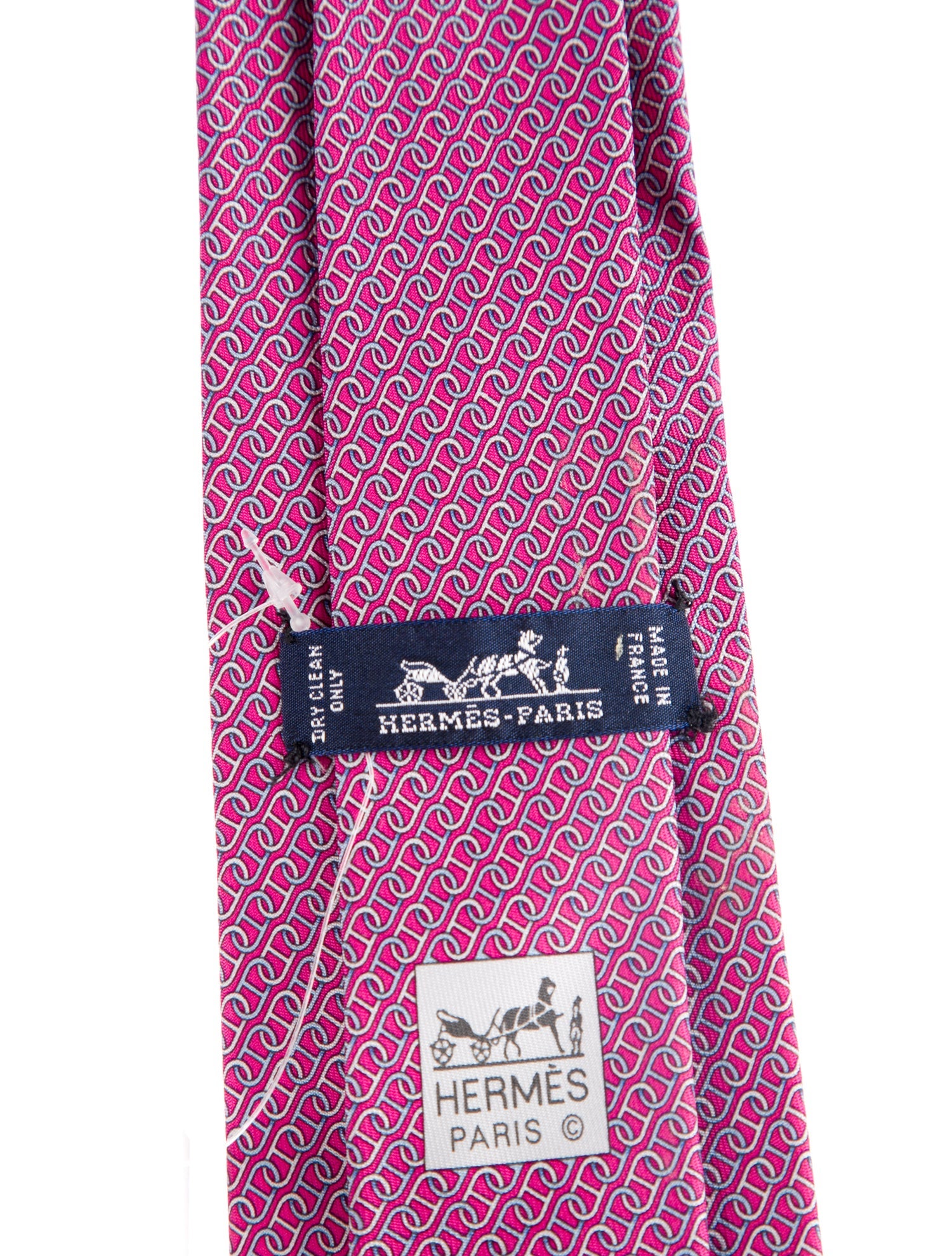 Hermès Silk Print Tie