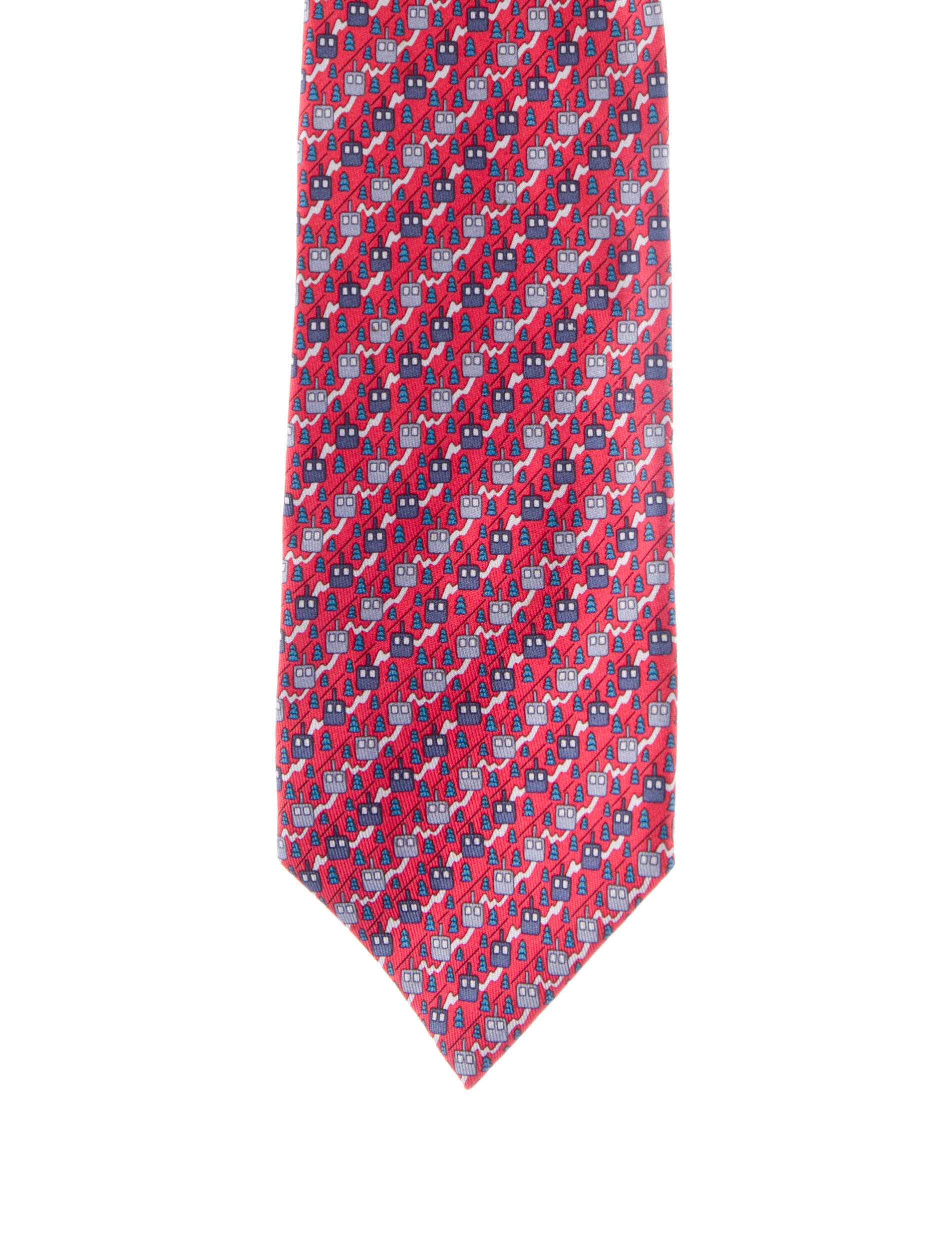 Hermès Silk Patterned Tie