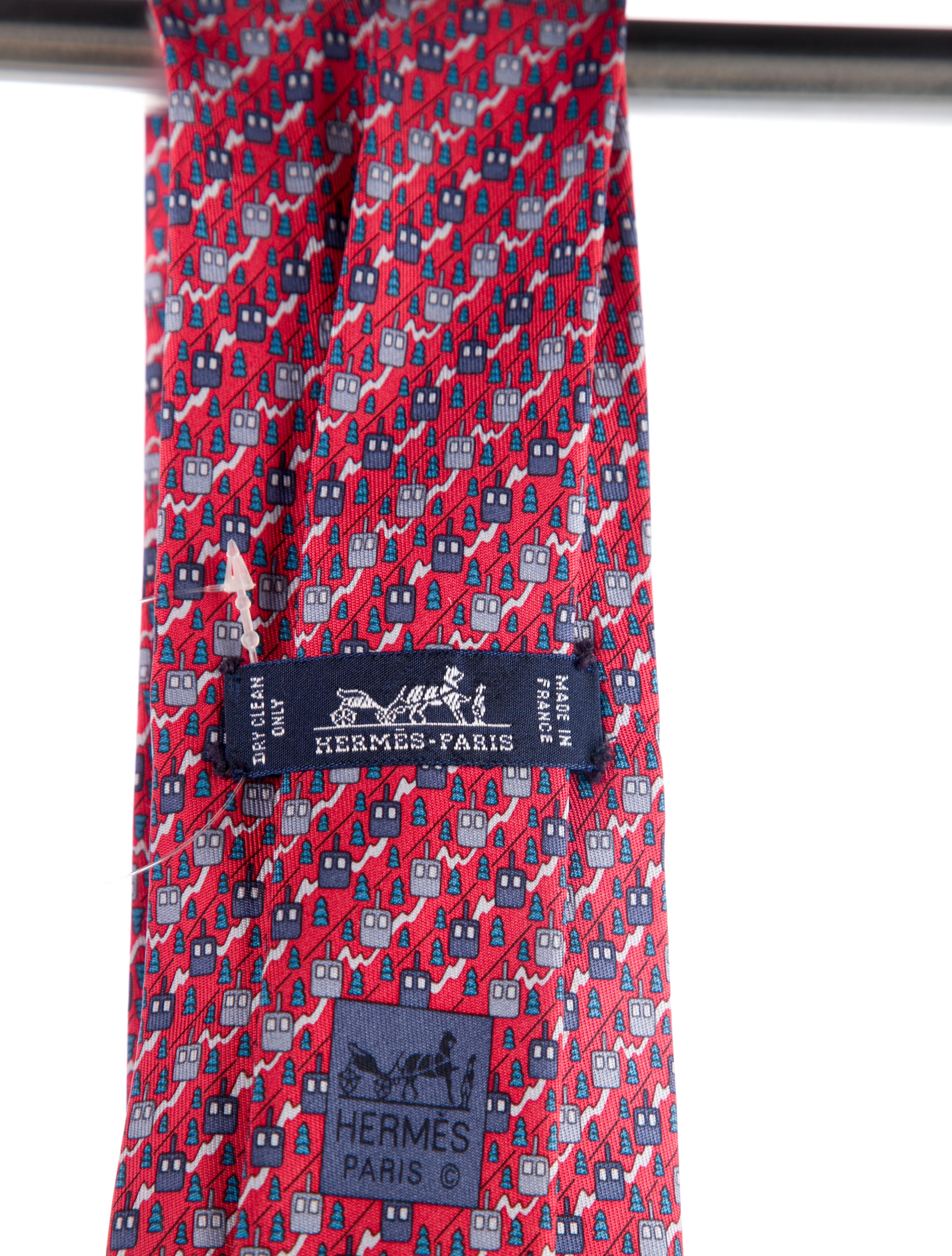 Hermès Silk Patterned Tie