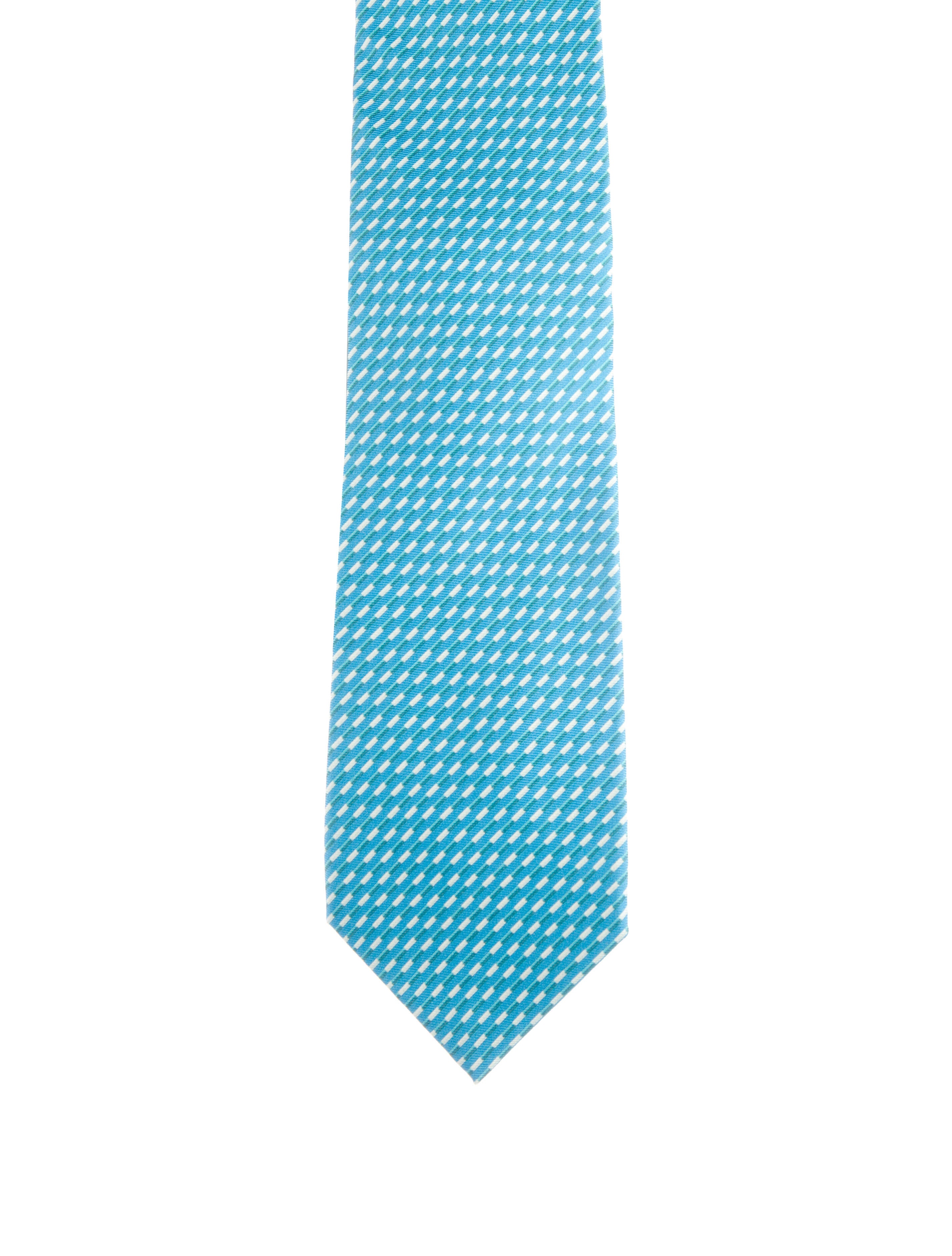 Hermès Silk Patterned Tie