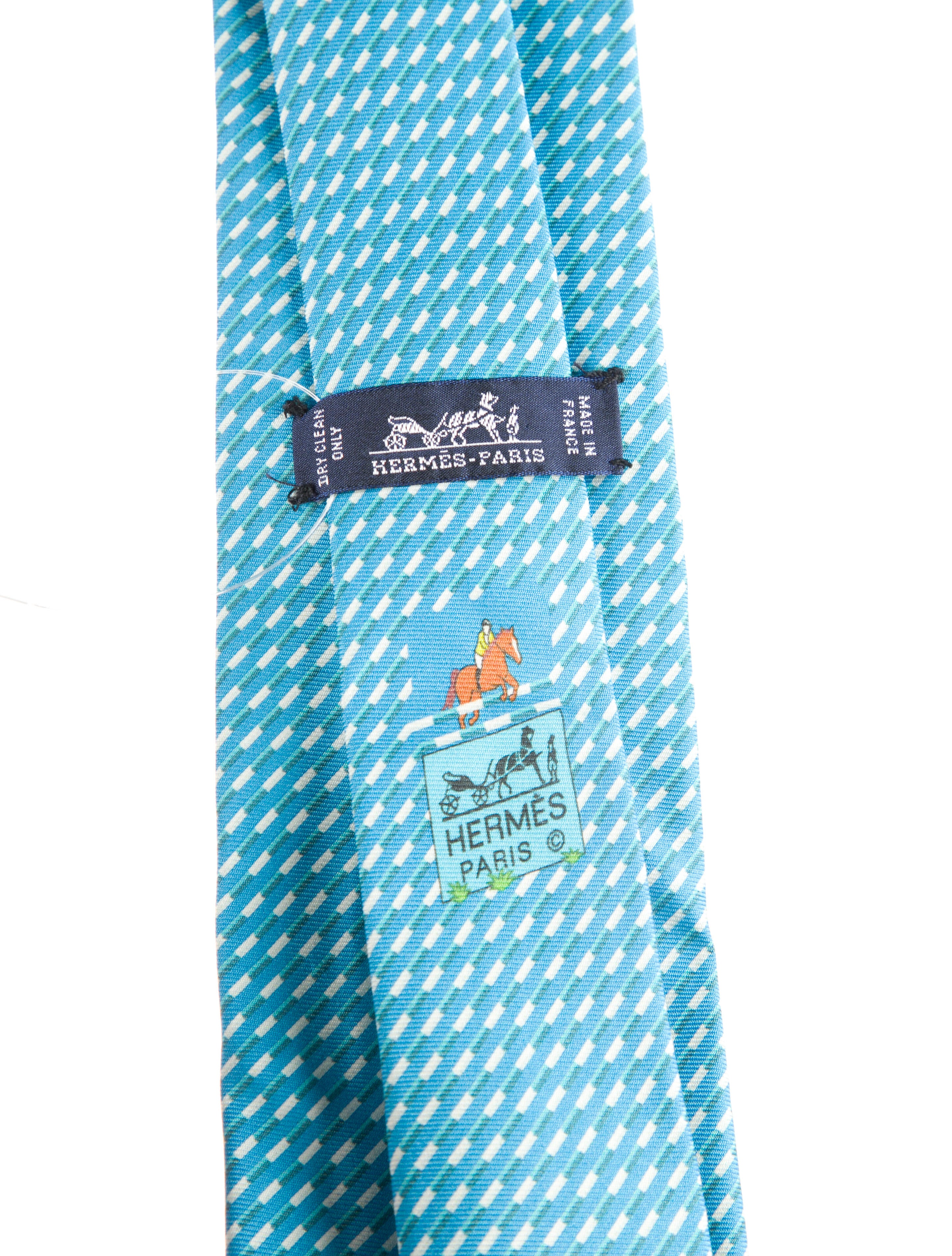 Hermès Silk Patterned Tie