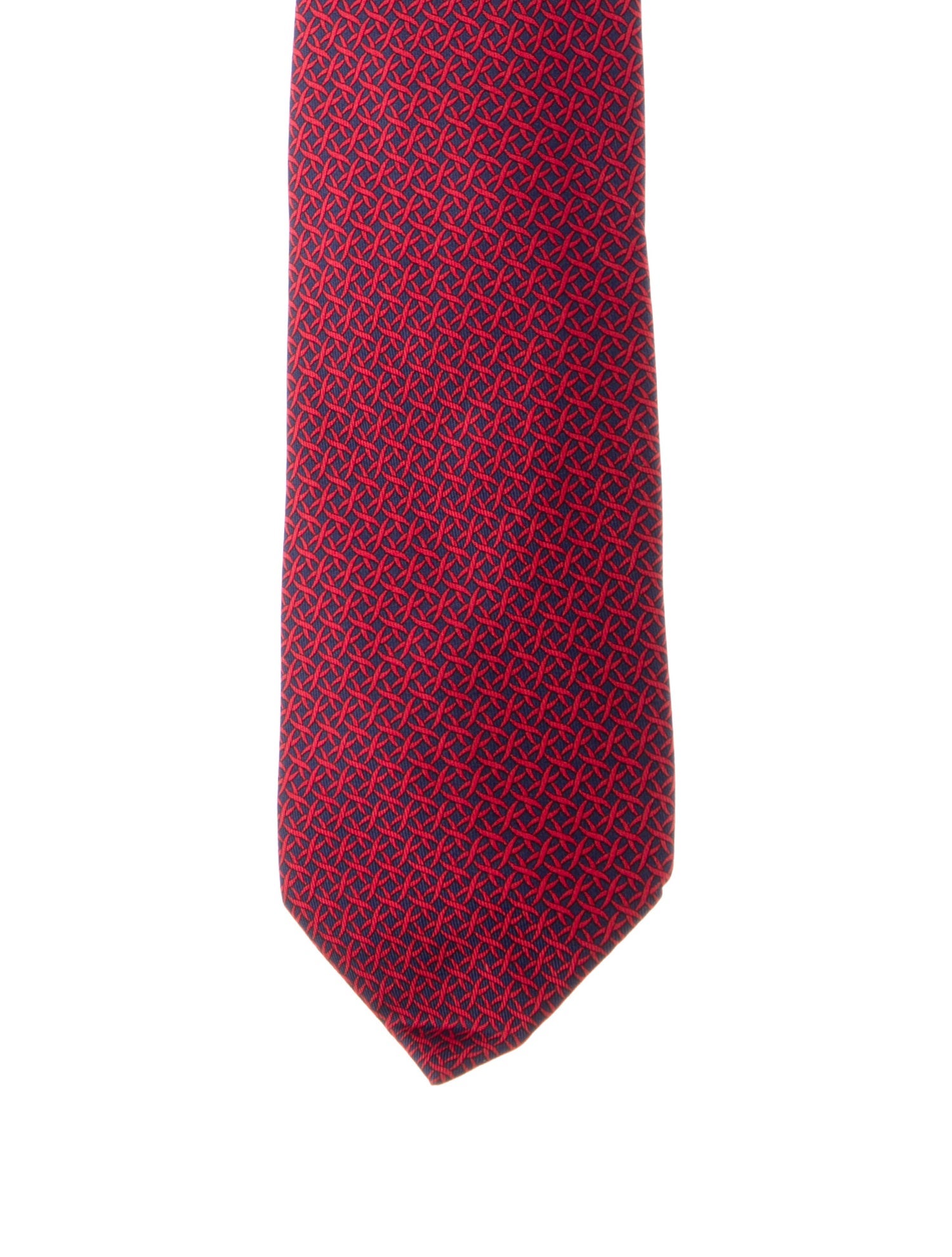 Hermès Silk Pattern Tie