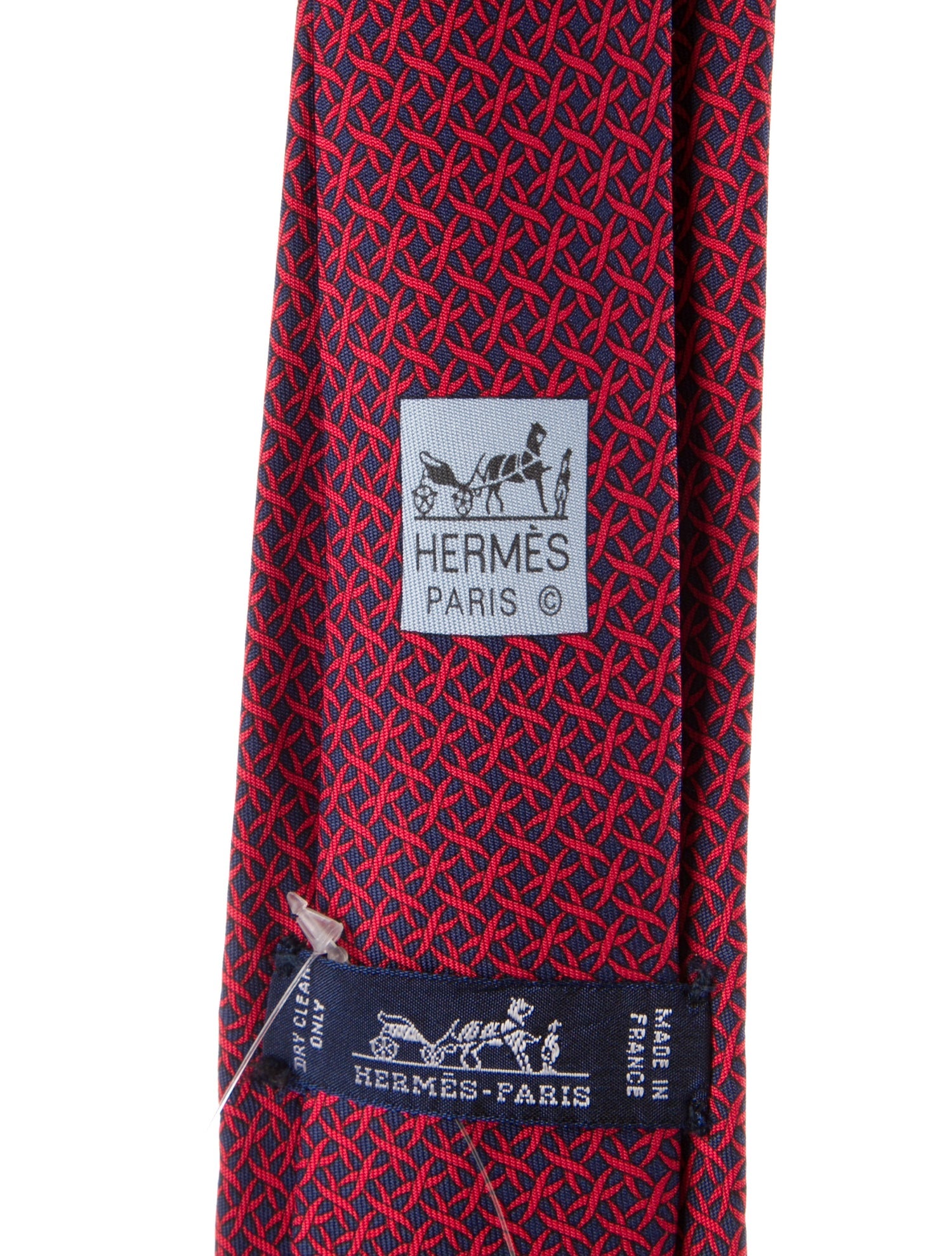 Hermès Silk Pattern Tie