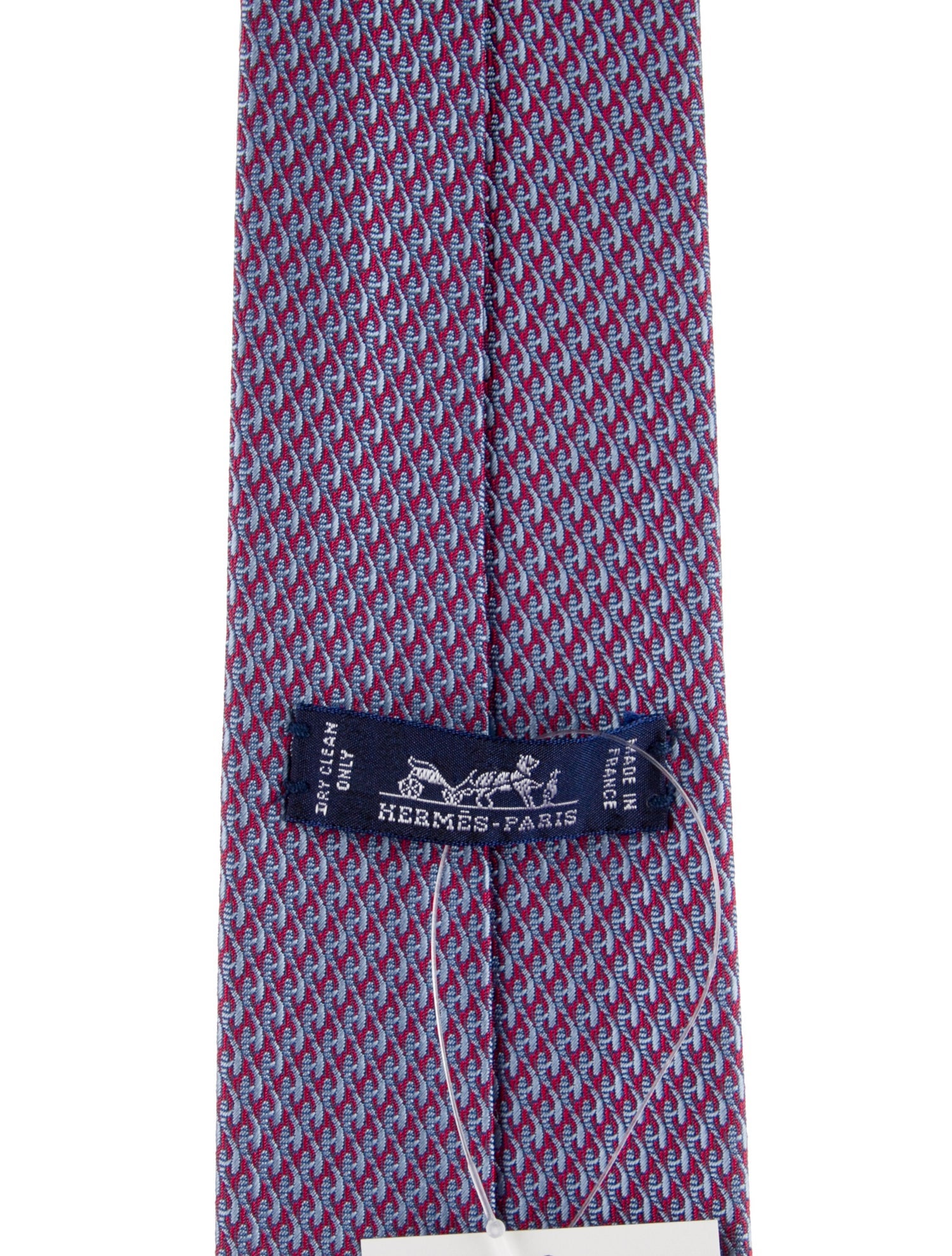 Hermès pattern print tie