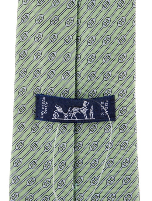 Hermès Silk Pattern Tie