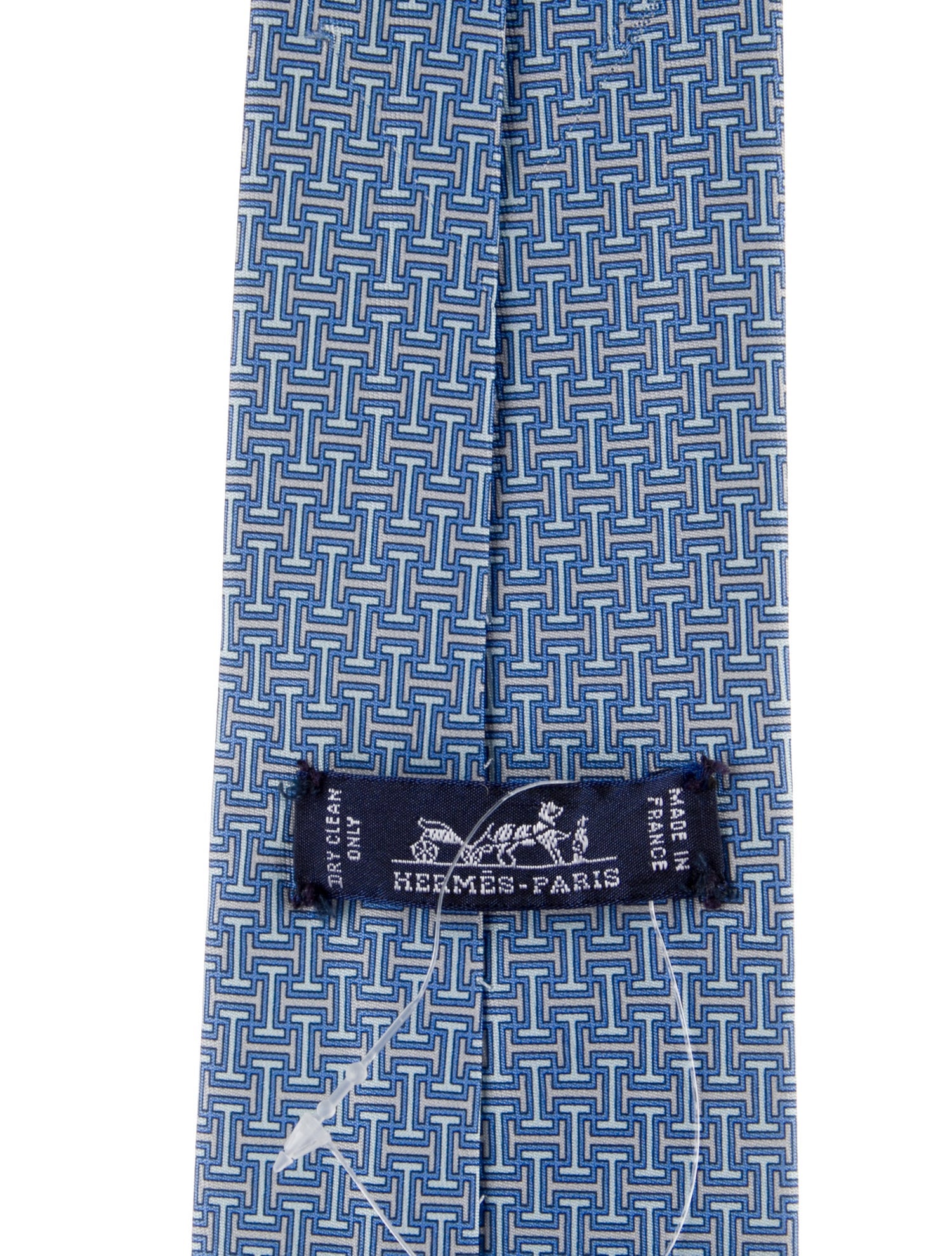 Hermès Silk Pattern Tie