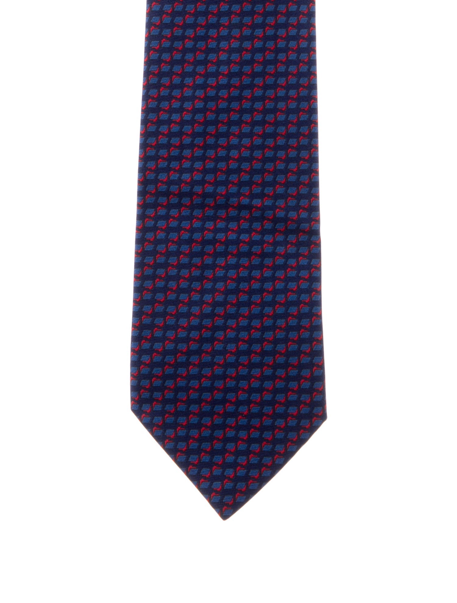 Hermès Silk Pattern Tie.