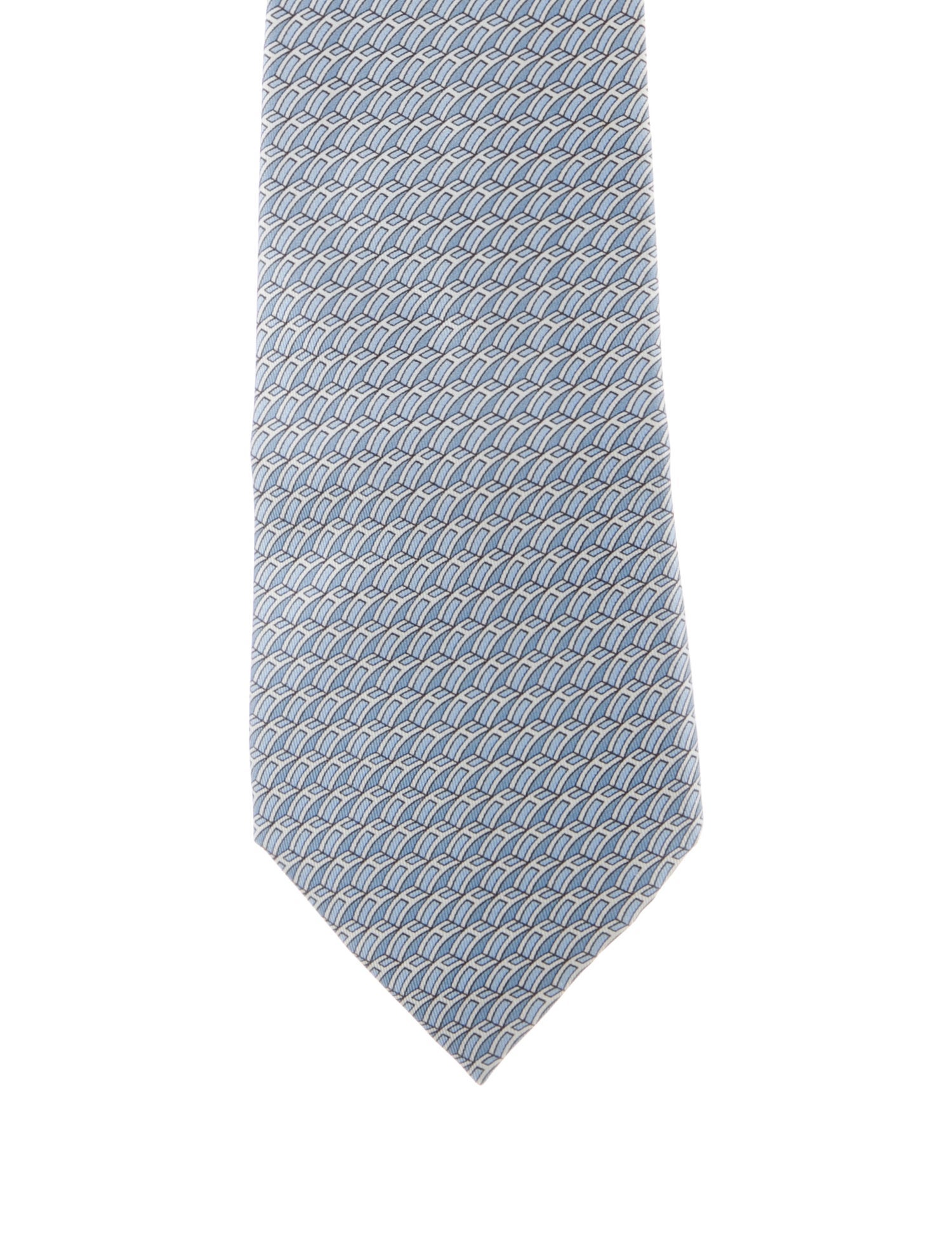 Hermès Silk Pattern Tie