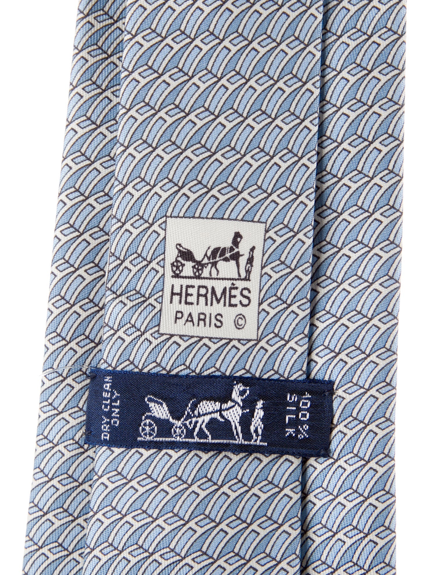 Hermès Silk Pattern Tie